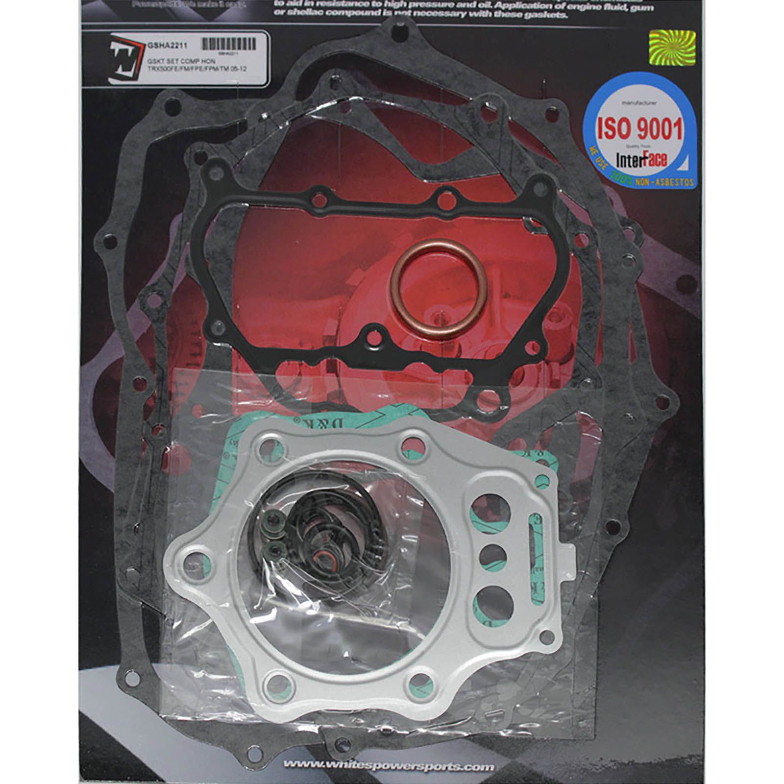 WHITES Engine Complete Gasket Set For Honda TRX500FE/FM/FPE/FPM/TM 2005-2011