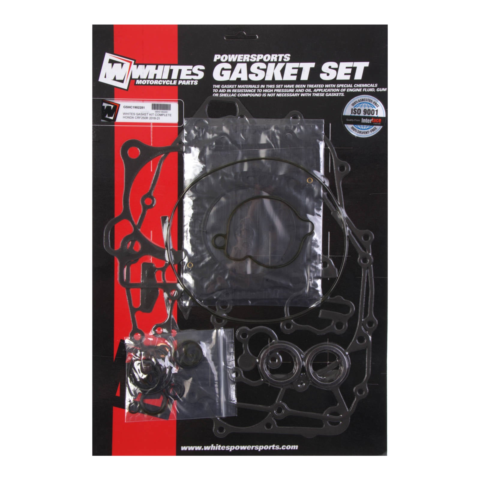 New WHITES Gasket Kit Complete For Honda CRF250R 2018-2021 #GSHC1902281 | Australian Moto Spares
