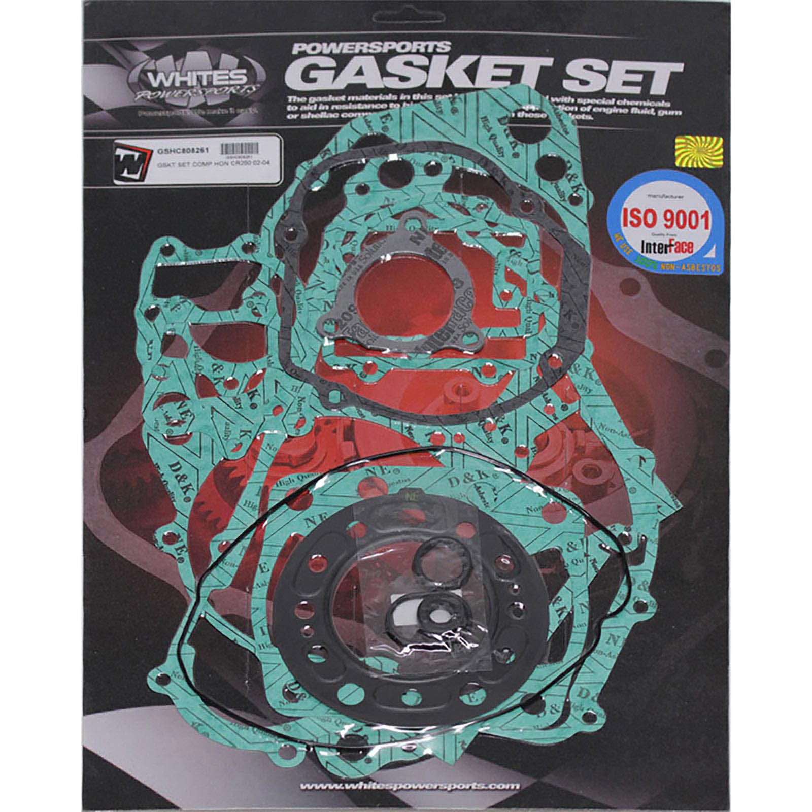 New WHITES Engine Complete Gasket Set For Honda CR250 2002-2004 #GSHC808261