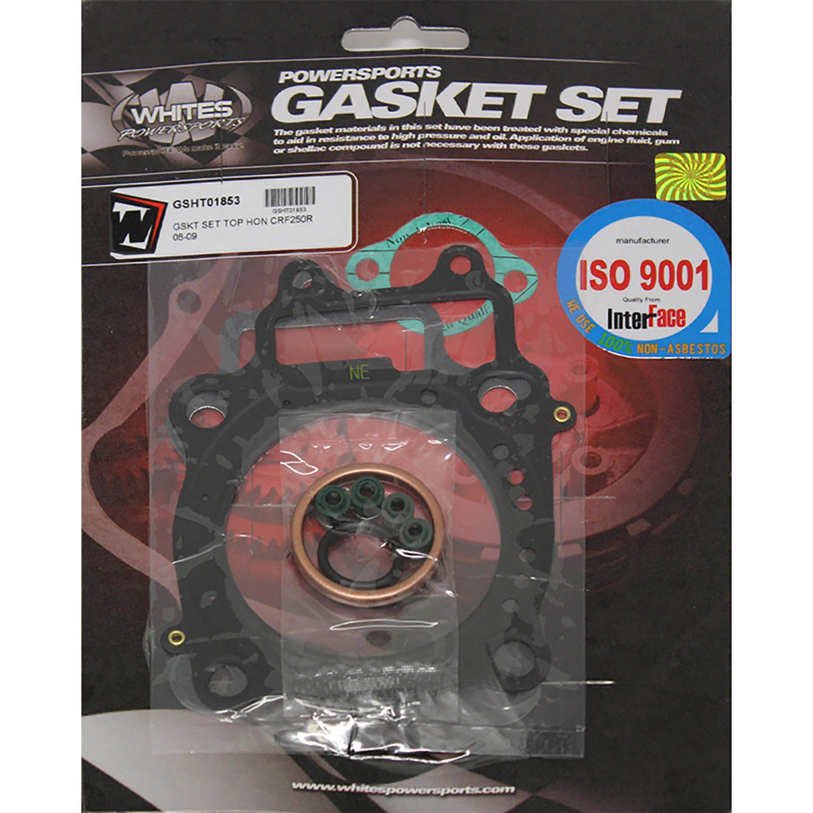 New WHITES Engine Top End Gasket Set For Honda CRF250R 2008-2009 #GSHT01853