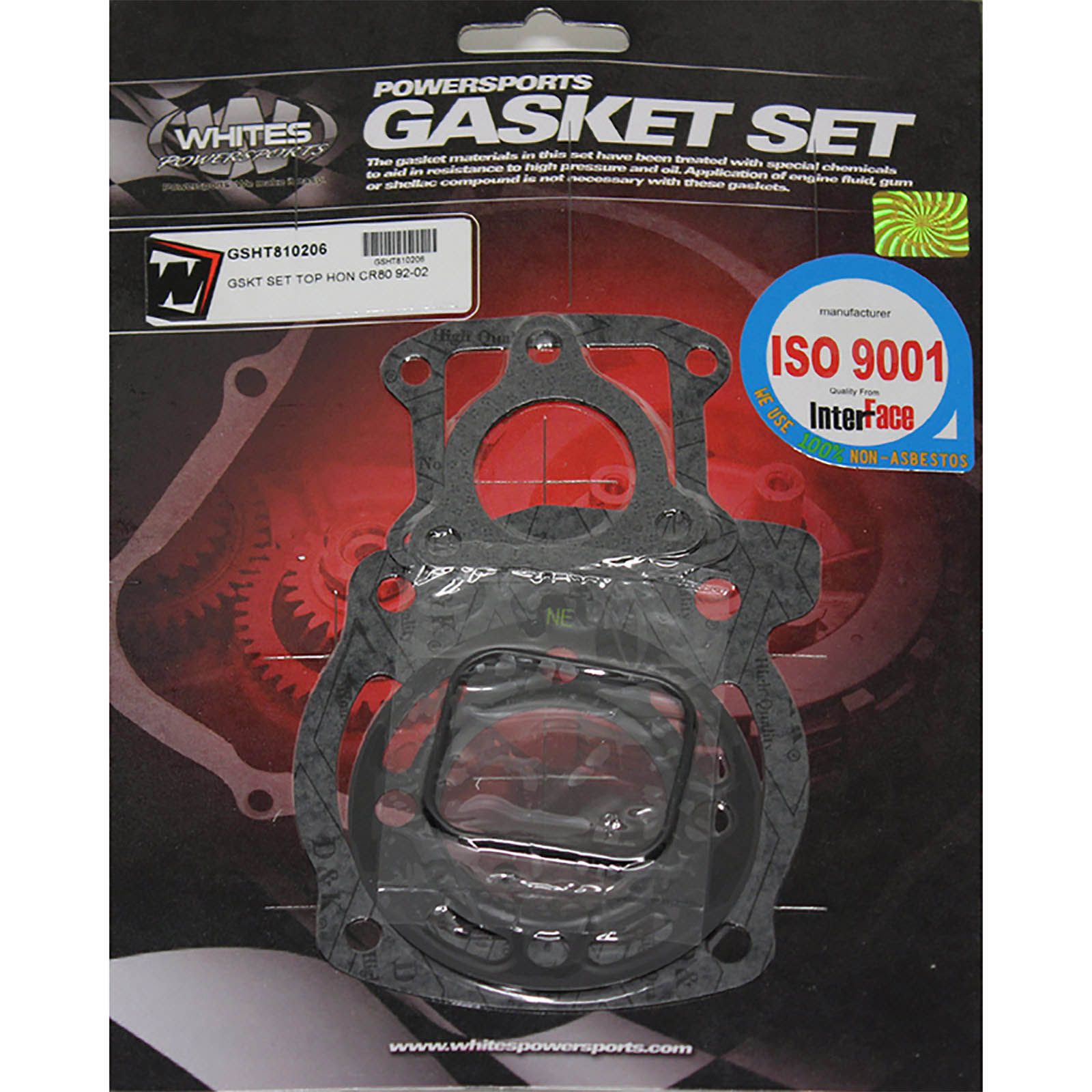 New WHITES Engine Top End Gasket Set For Honda CR80 1992-2002 #GSHT810206