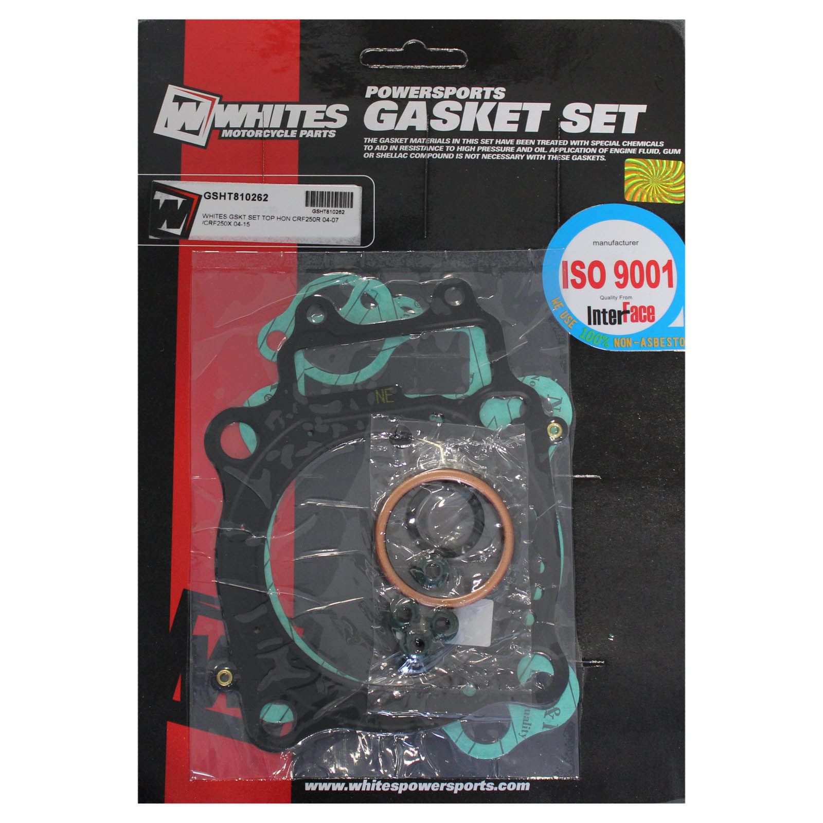 WHITES Engine Top End Gasket Set For Honda CRF250X 2004-2017 CRF250R 2004-2007