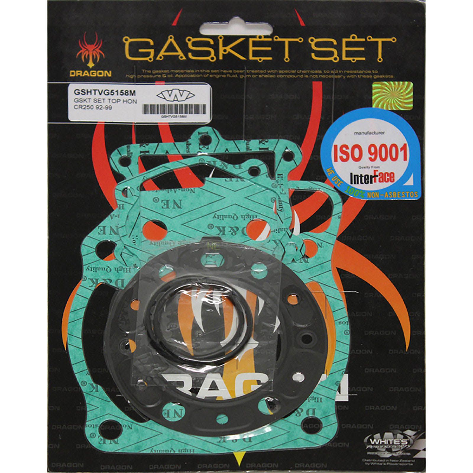 New WHITES Engine Top End Gasket Set For Honda CR250 1992-1999 #GSHTVG5158M