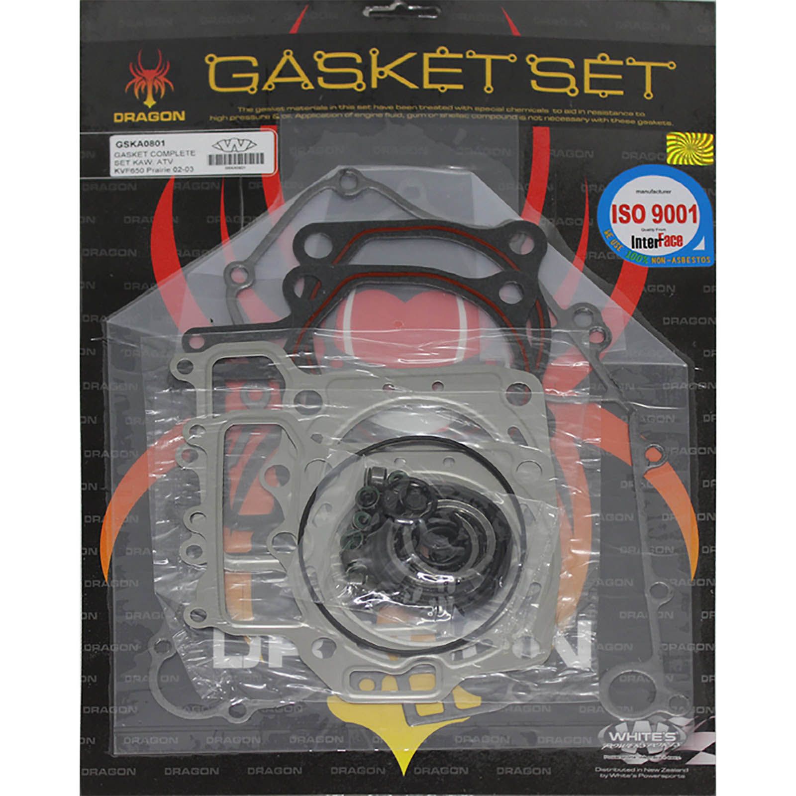 WHITES Engine Complete Gasket Set For Kawasaki KVF650 Prairie 2002-2013 GSKA0801