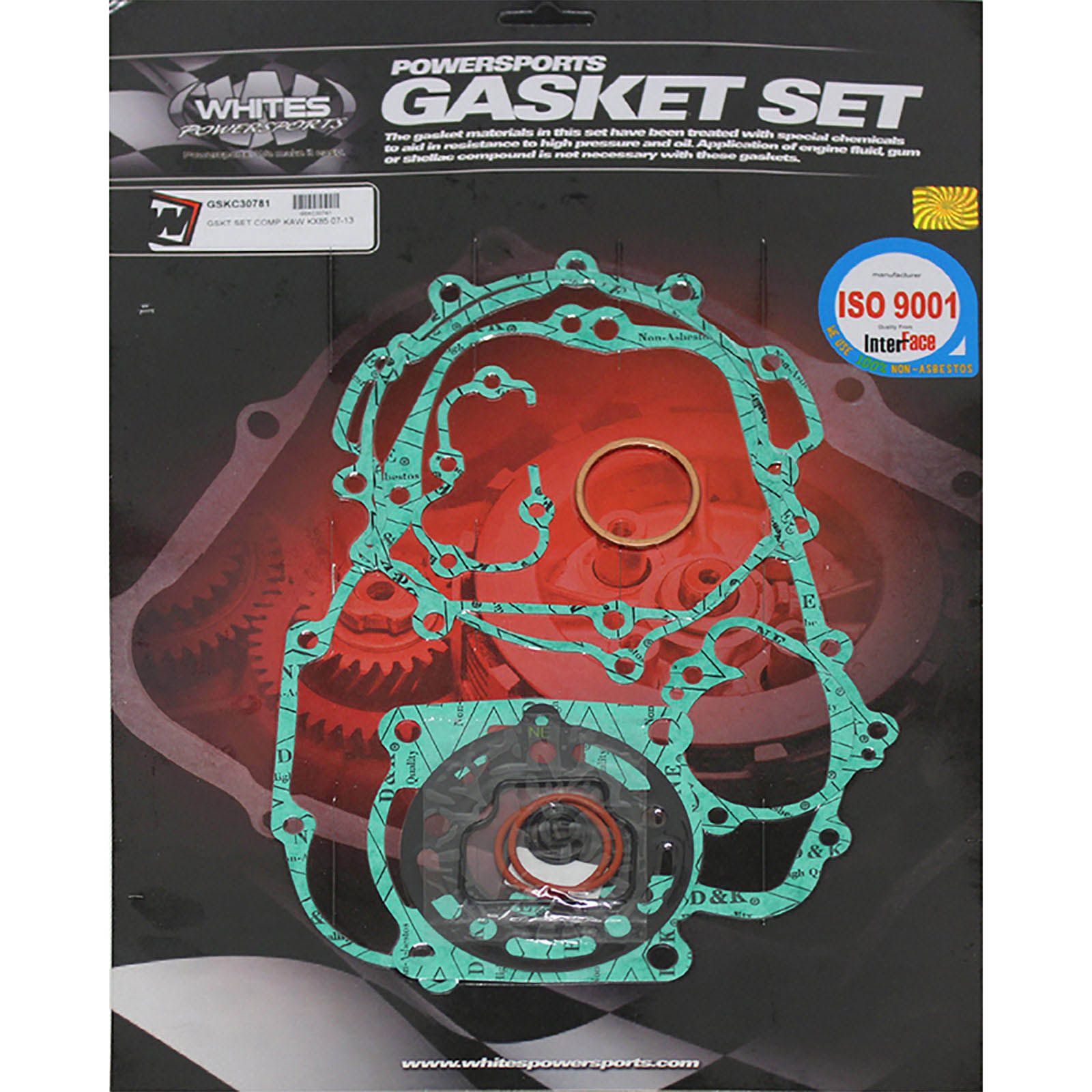 New WHITES Engine Complete Gasket Set For Kawasaki KX85 2007-2013 #GSKC30781