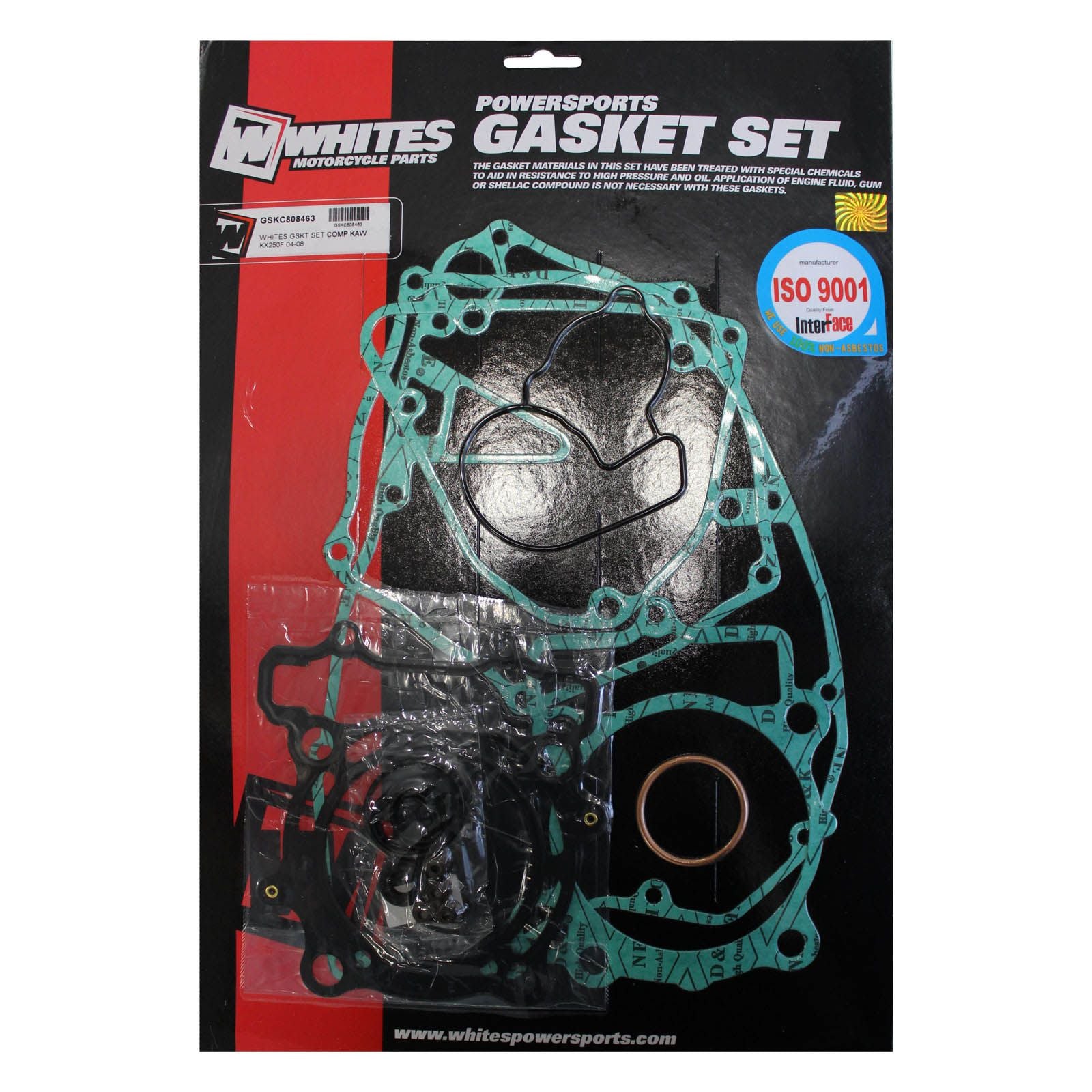 New WHITES Engine Complete Gasket Set For Kawasaki KX250F 2004-2008 #GSKC808463