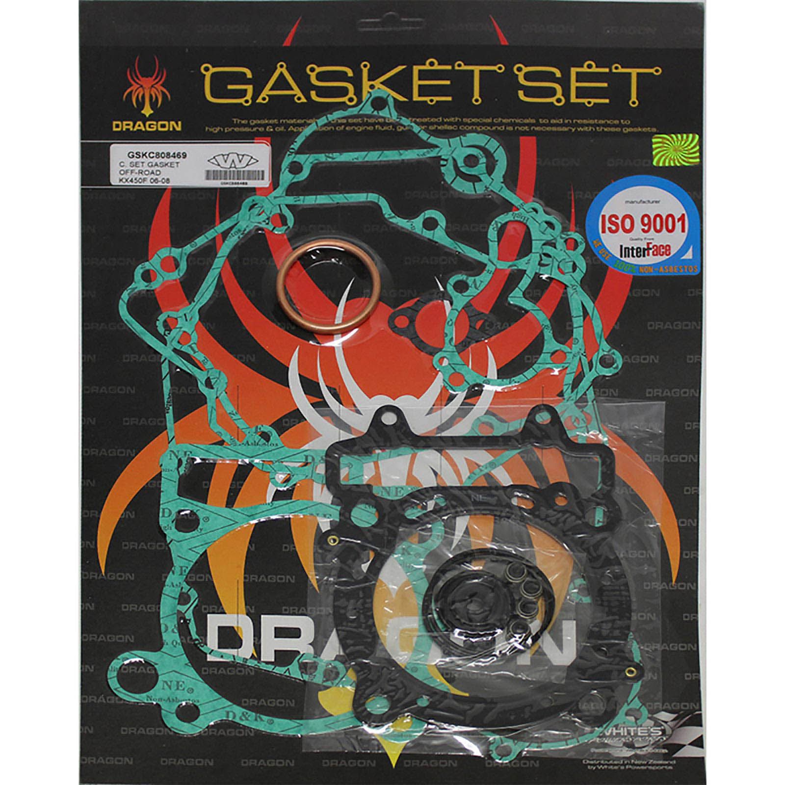 New WHITES Engine Complete Gasket Set For Kawasaki KX450F 2006-2008 #GSKC808469