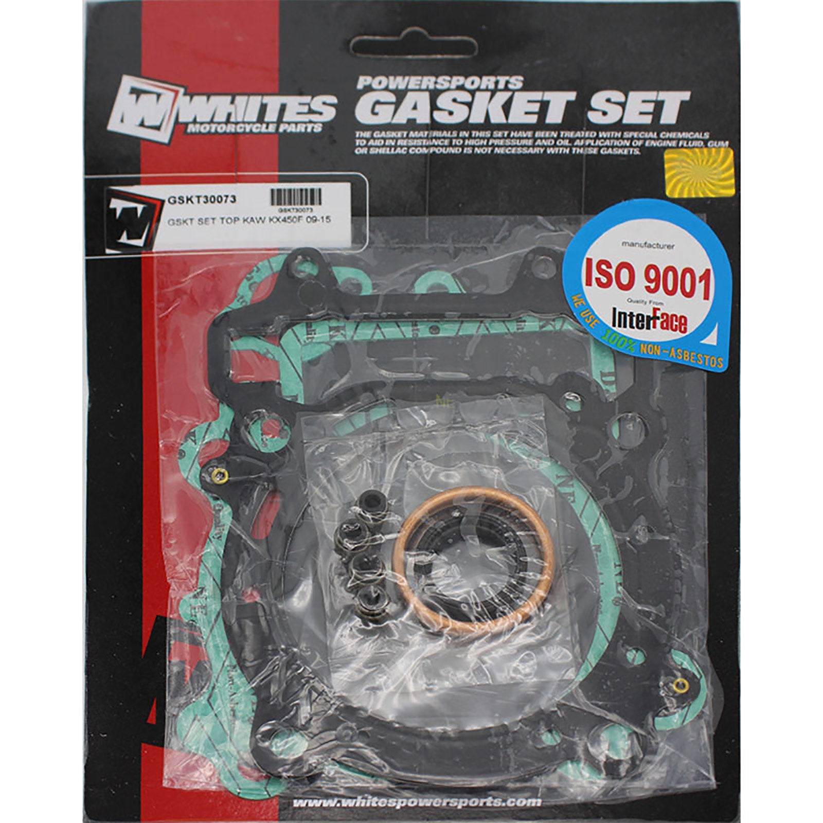New WHITES Engine Top End Gasket Set For Kawasaki KX450F 2009-2015 #GSKT30073 | Australian Moto Spares