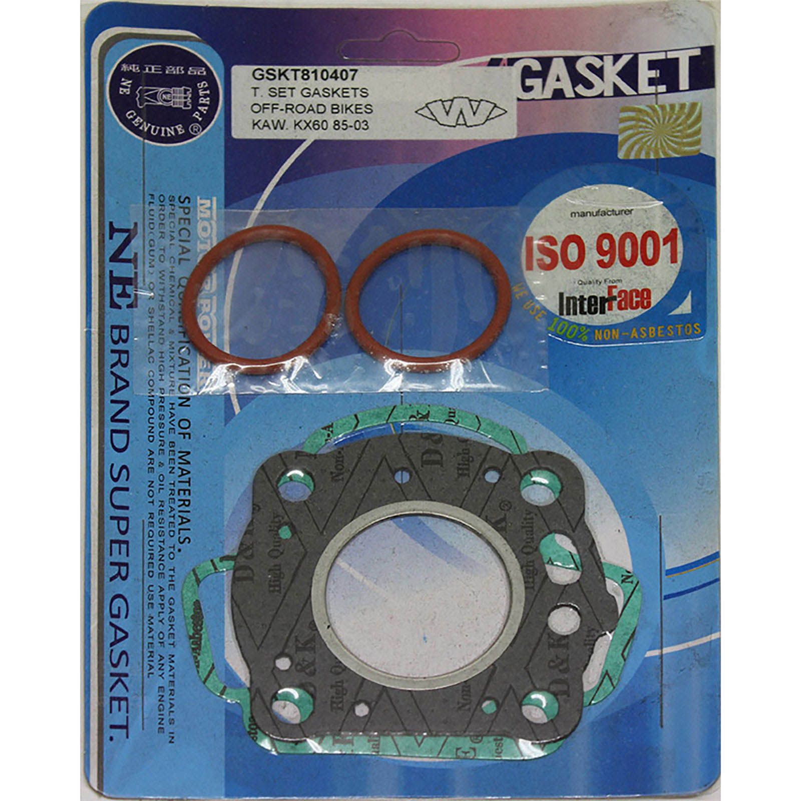 New WHITES Engine Top End Gasket Set For Kawasaki KX60 1985-2003 #GSKT810407