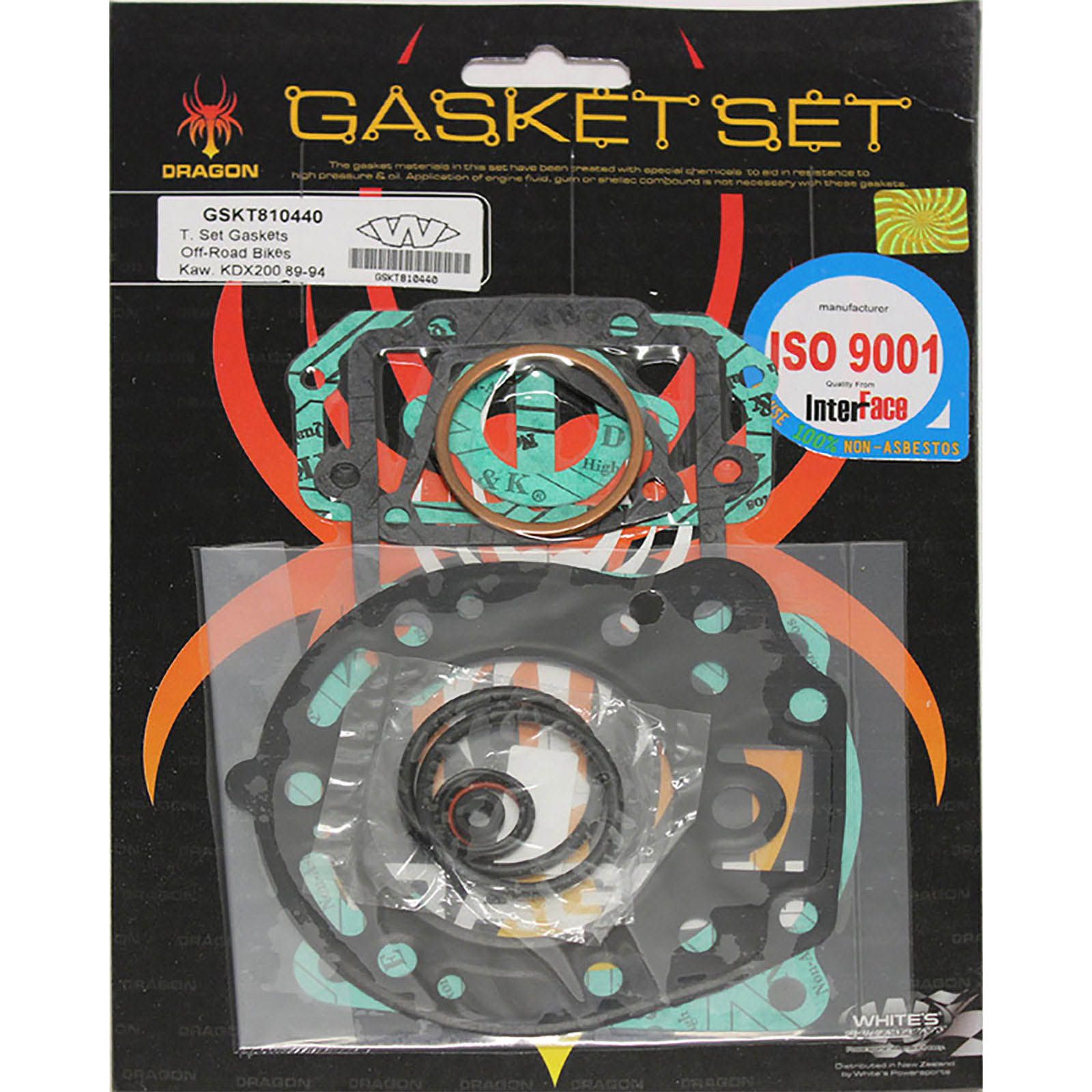 New WHITES Engine Top End Gasket Set For Kawasaki KDX200 1989-2094 #GSKT810440