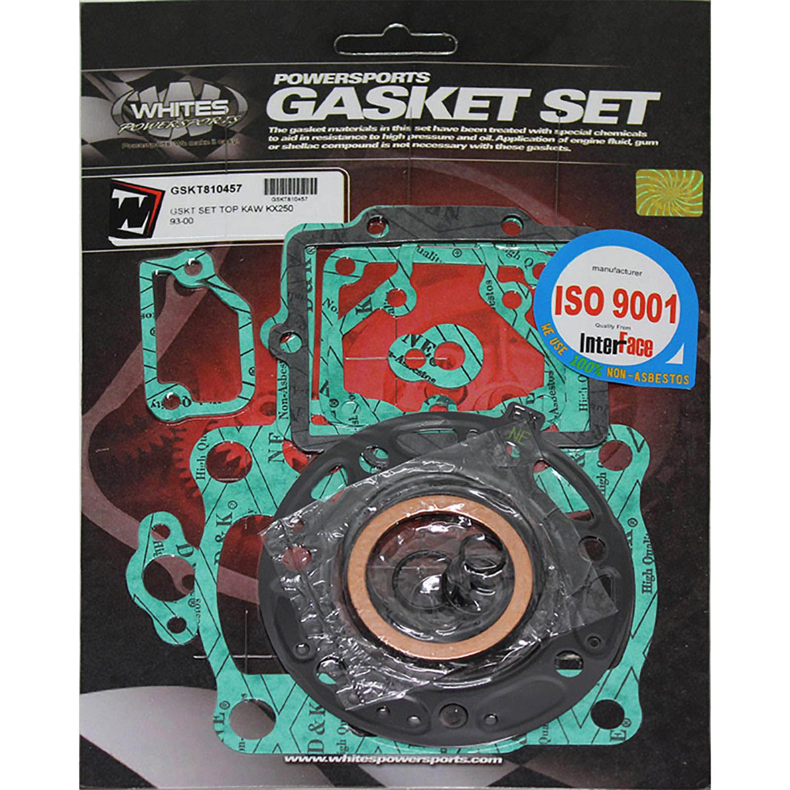 New WHITES Engine Top End Gasket Set For Kawasaki KX250 1993-2000 #GSKT810457