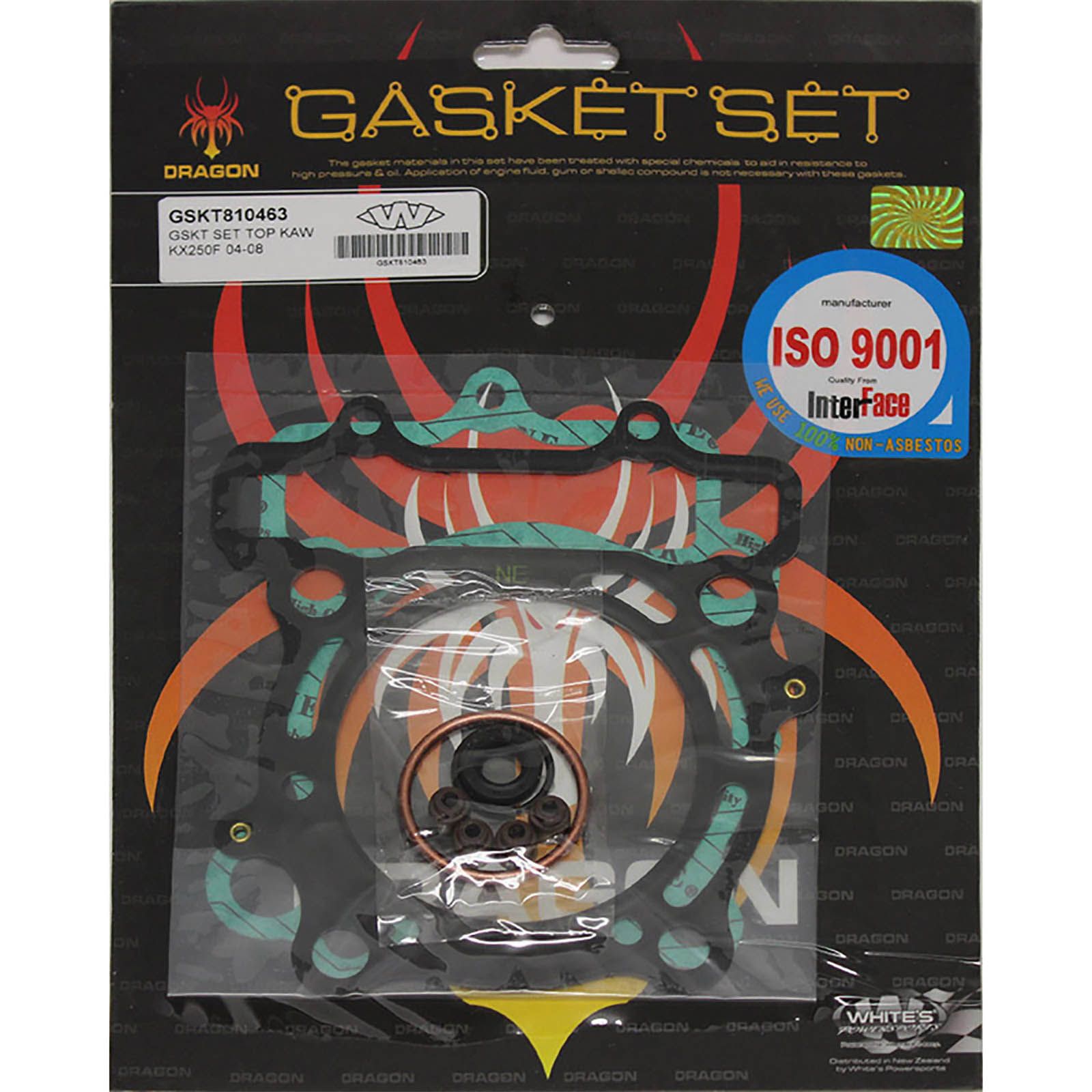 New WHITES Engine Top End Gasket Set For Kawasaki KX250F 2004-2008 #GSKT810463