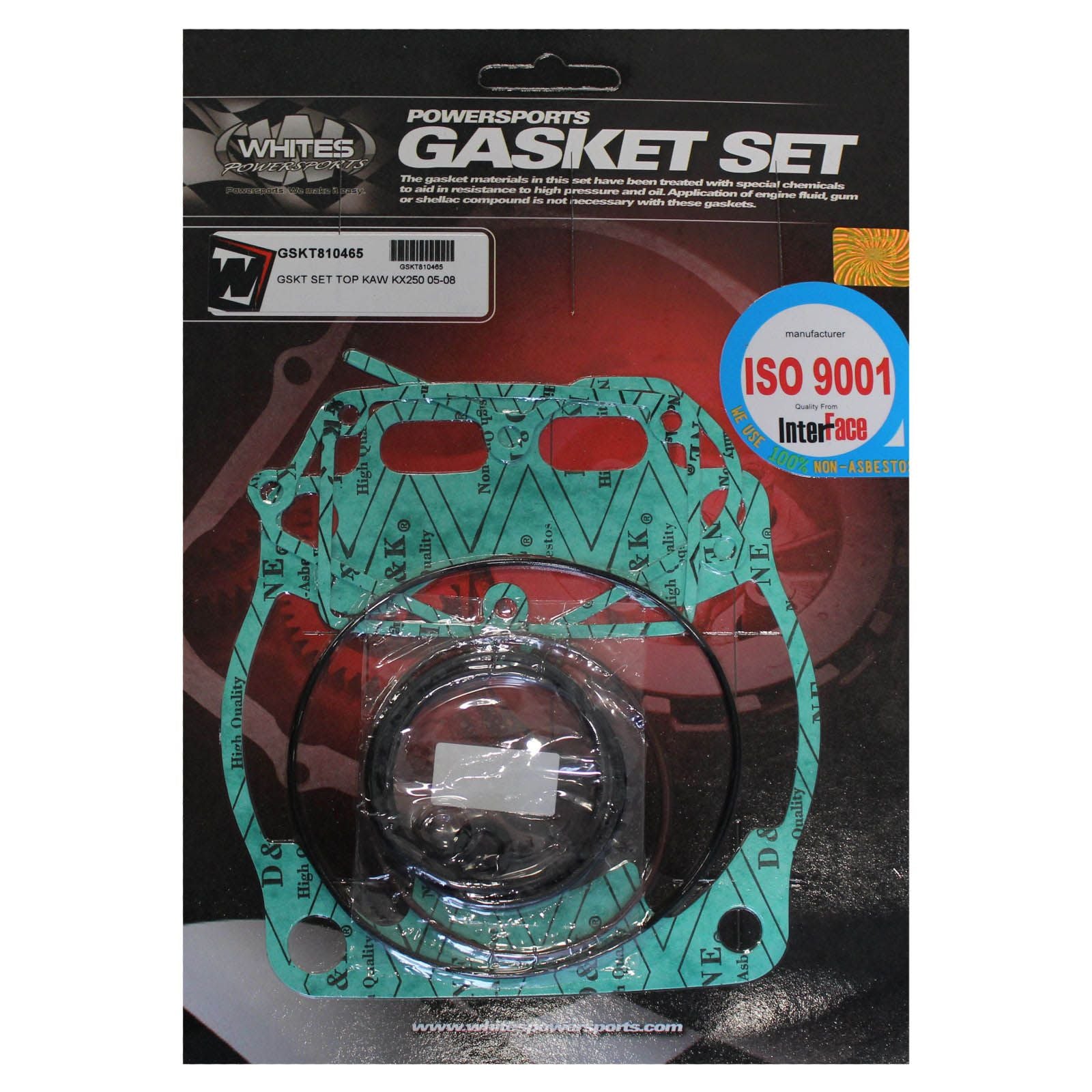 New WHITES Engine Top End Gasket Set For Kawasaki KX250 2005-2008 #GSKT810465