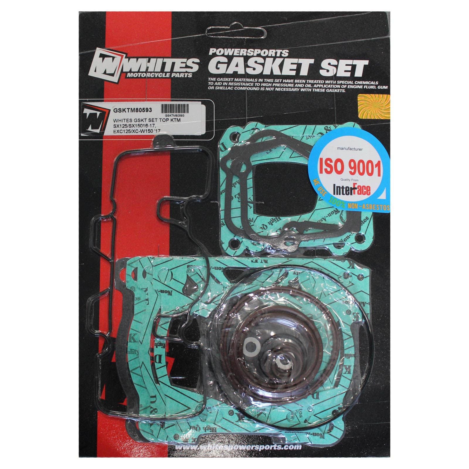 WHITES Engine Top End Gasket Set For KTM SX125/SX15016-17 EXC125/XC-W150 '17