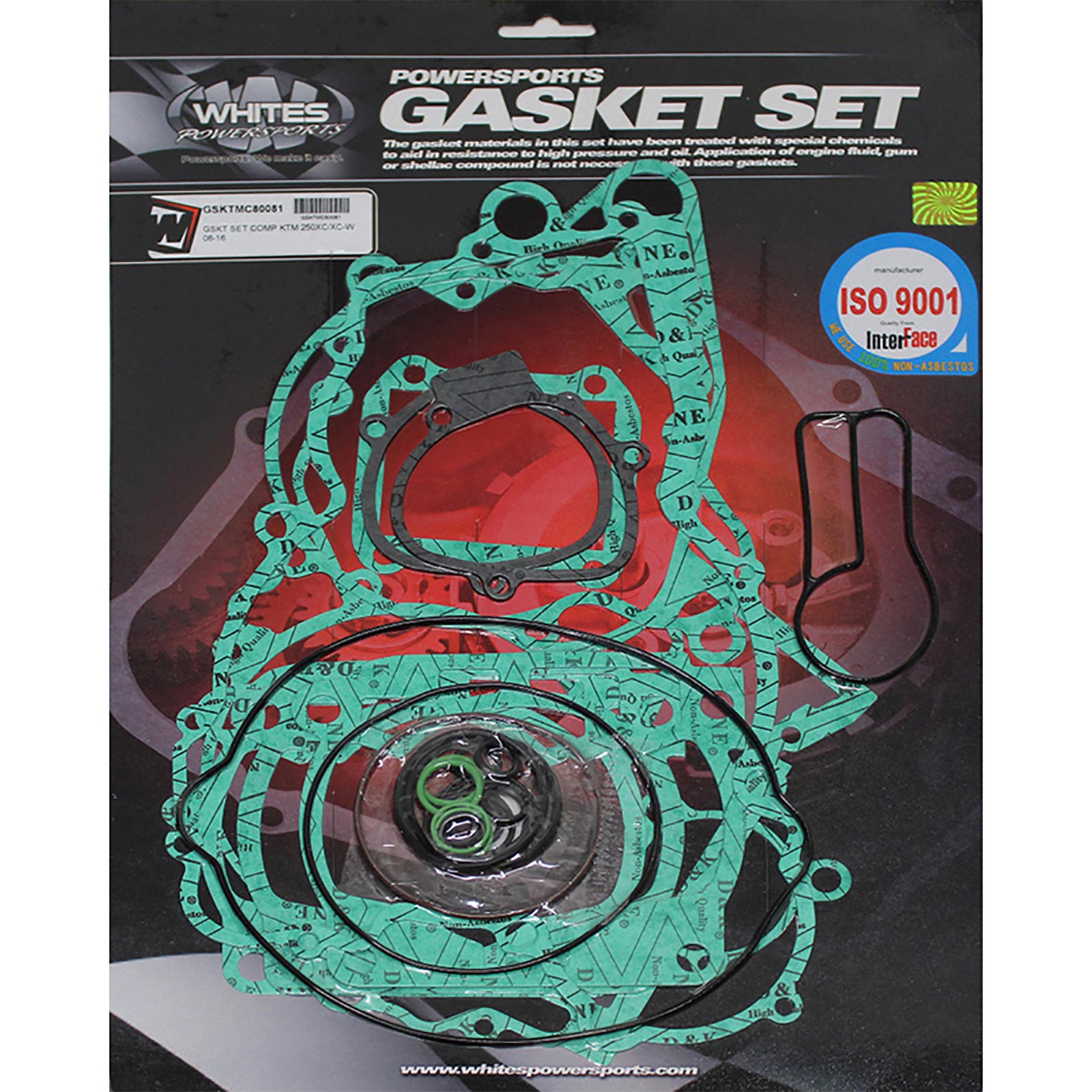 New WHITES Complete Gasket Set For KTM 250XC/XC-W 2008-2016 #GSKTMC80081 | Australian Moto Spares