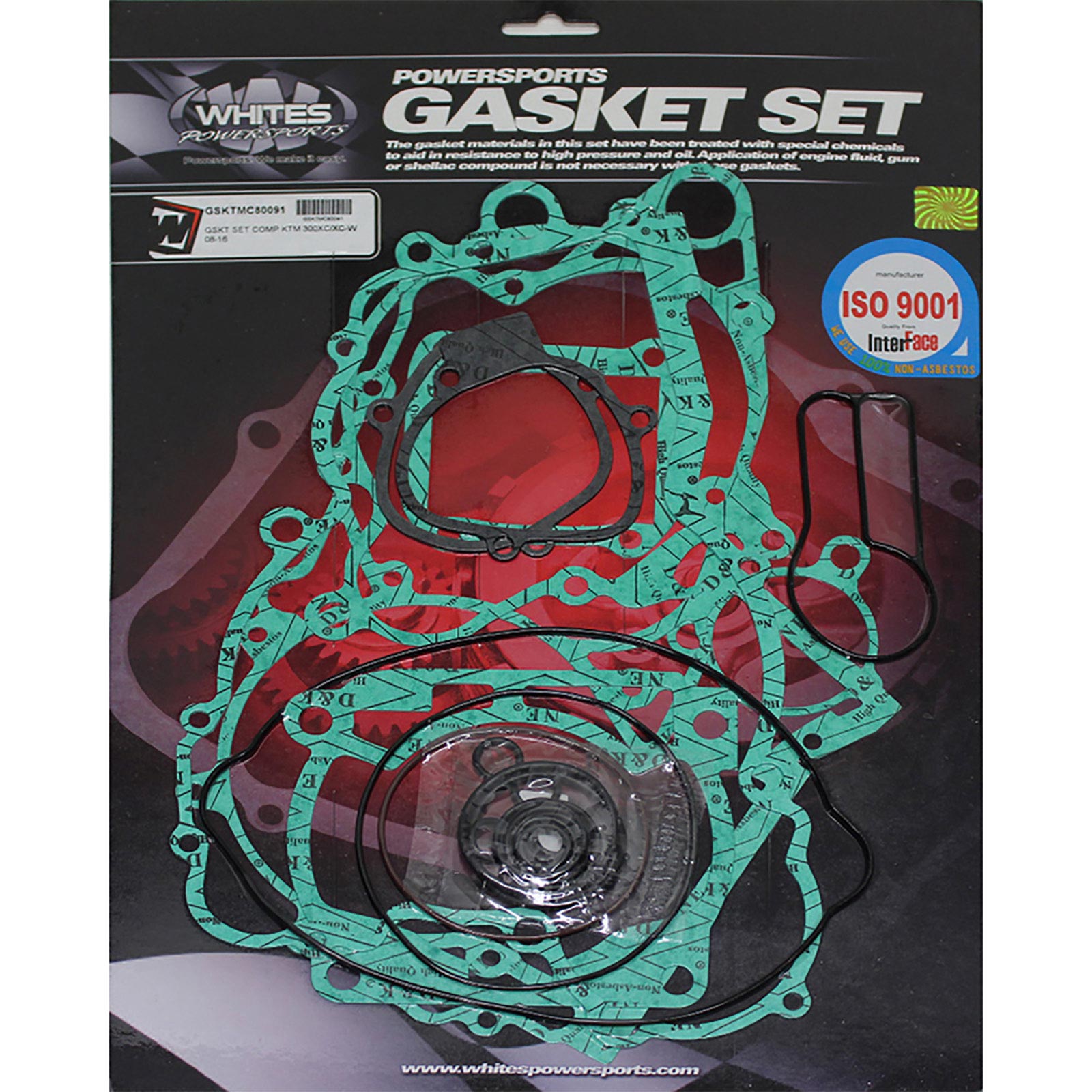 New WHITES Complete Gasket Set For KTM 300XC/XC-W 2008-2016 #GSKTMC80091 | Australian Moto Spares