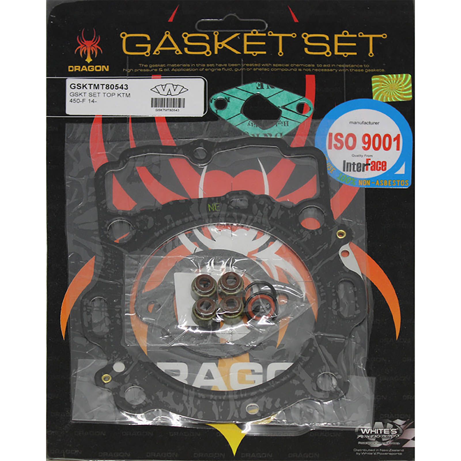 New WHITES Engine Top End Gasket Set For KTM 450-F 14- #GSKTMT80543