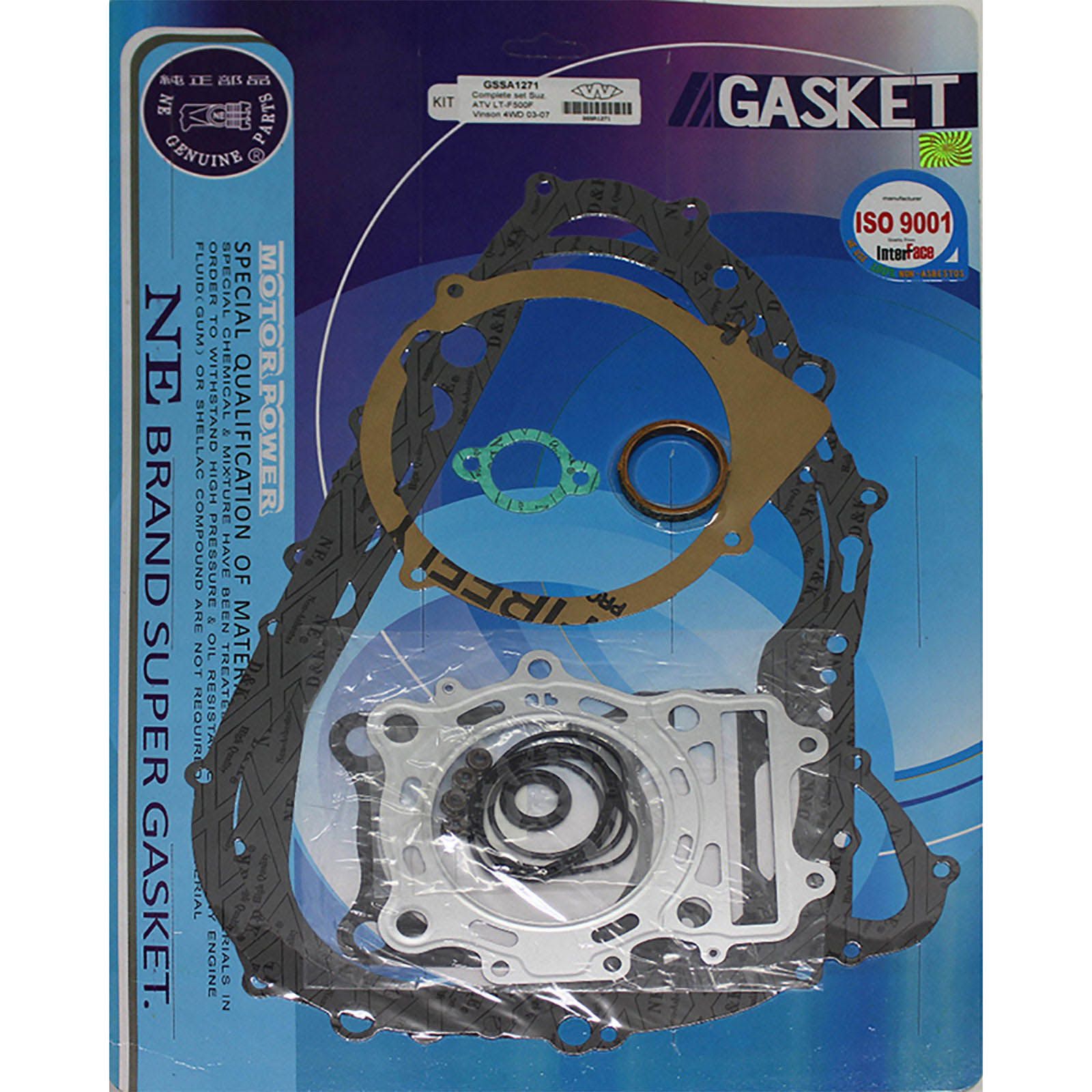 New WHITES Engine Complete Gasket Set For Suzuki LT-F500F Vinson 4WD 1998-2007