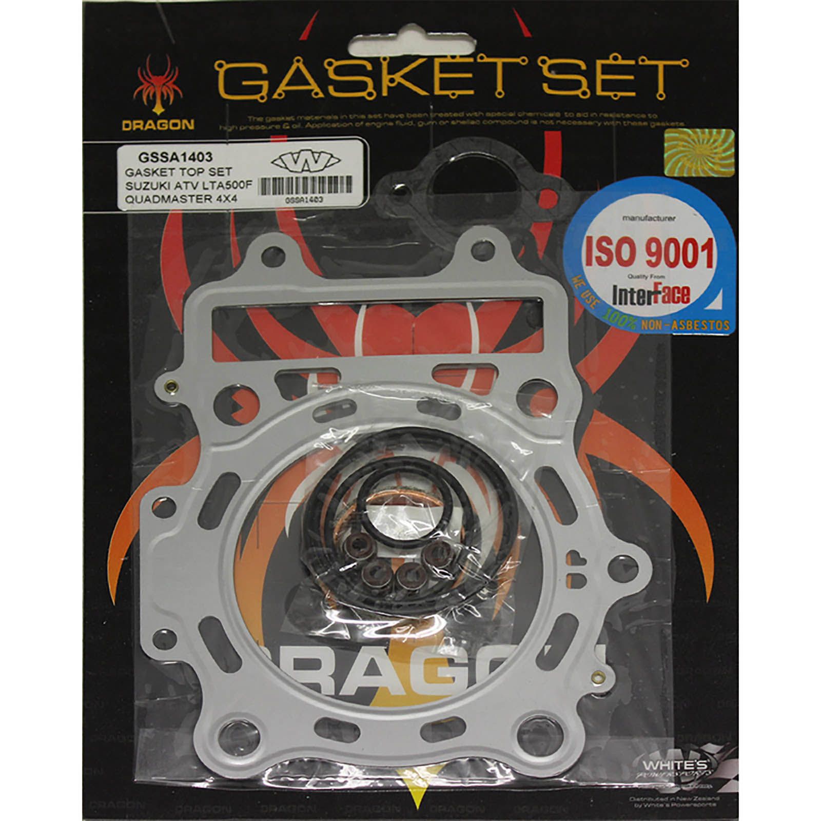 New WHITES Engine Top End Gasket Set For Suzuki LT-A500F Vinson 4WD 2002-2007