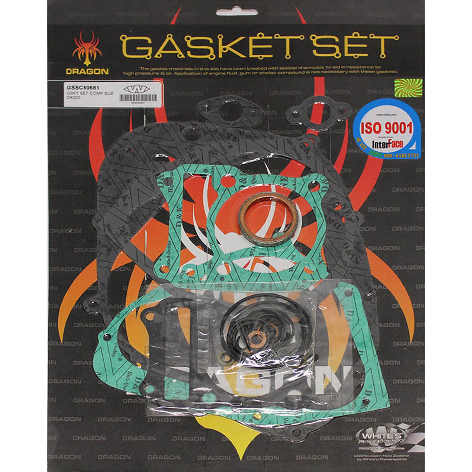 New WHITES Engine Complete Gasket Set For Suzuki DR200 #GSSC50681