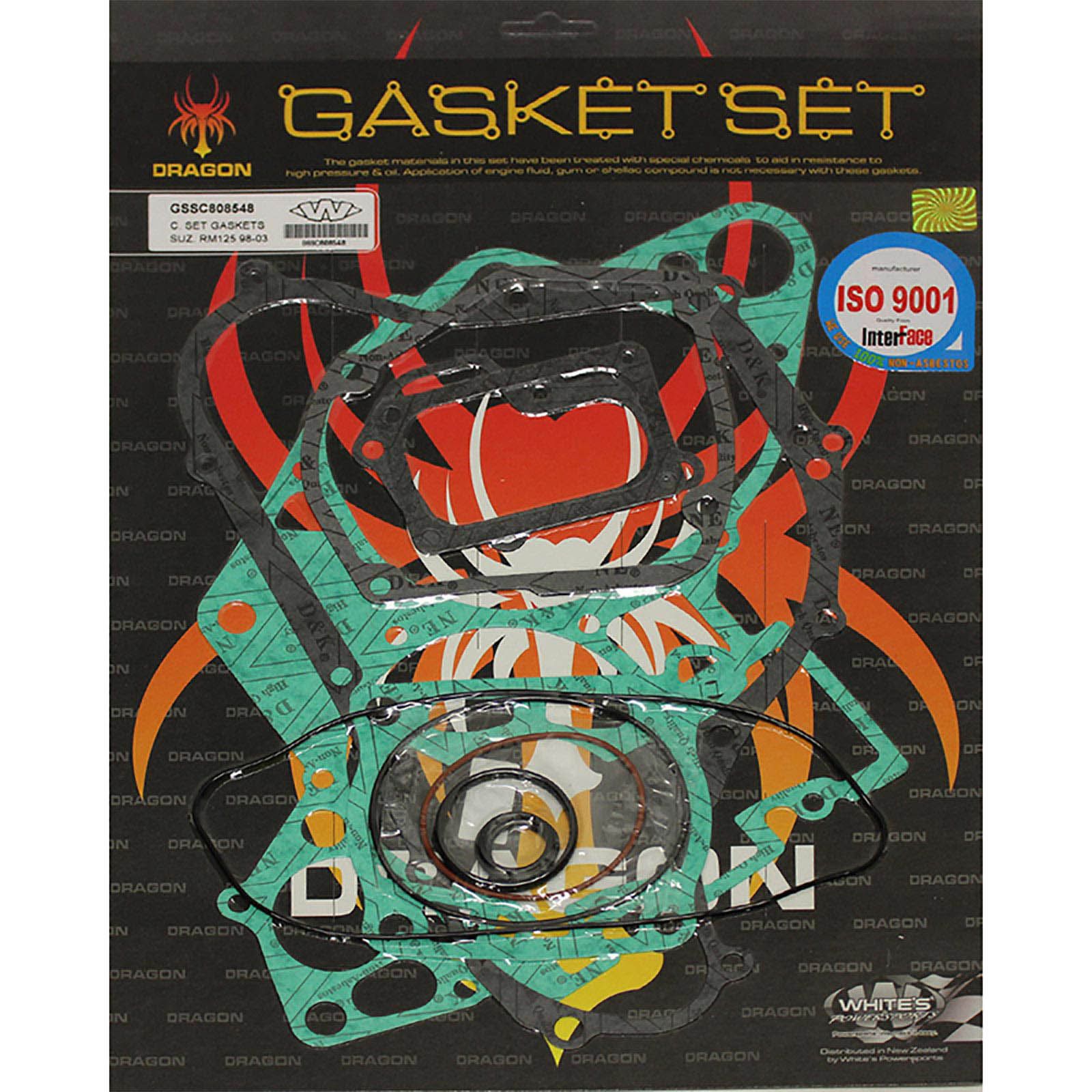 New WHITES Engine Complete Gasket Set For Suzuki RM125 1998-2000 #GSSC808548