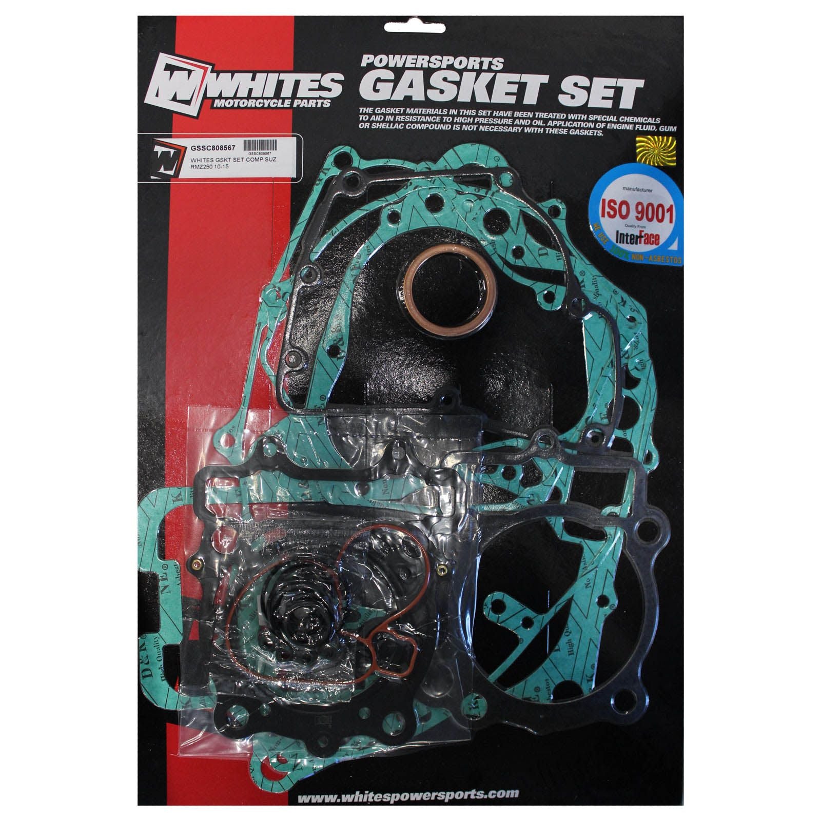 New WHITES Engine Complete Gasket Set For Suzuki RMZ250 2010-2015 #GSSC808567