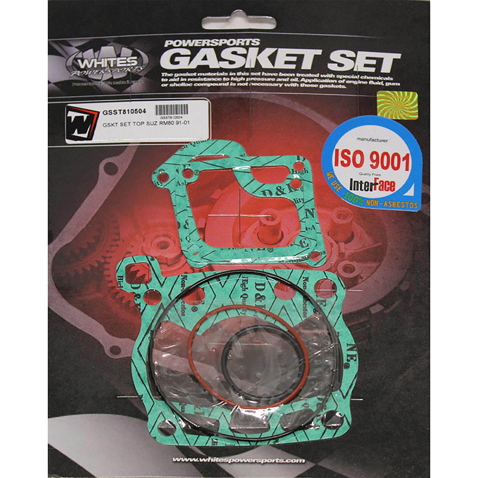 New WHITES Engine Top End Gasket Set For Suzuki RM80 1991-2001 #GSST810504