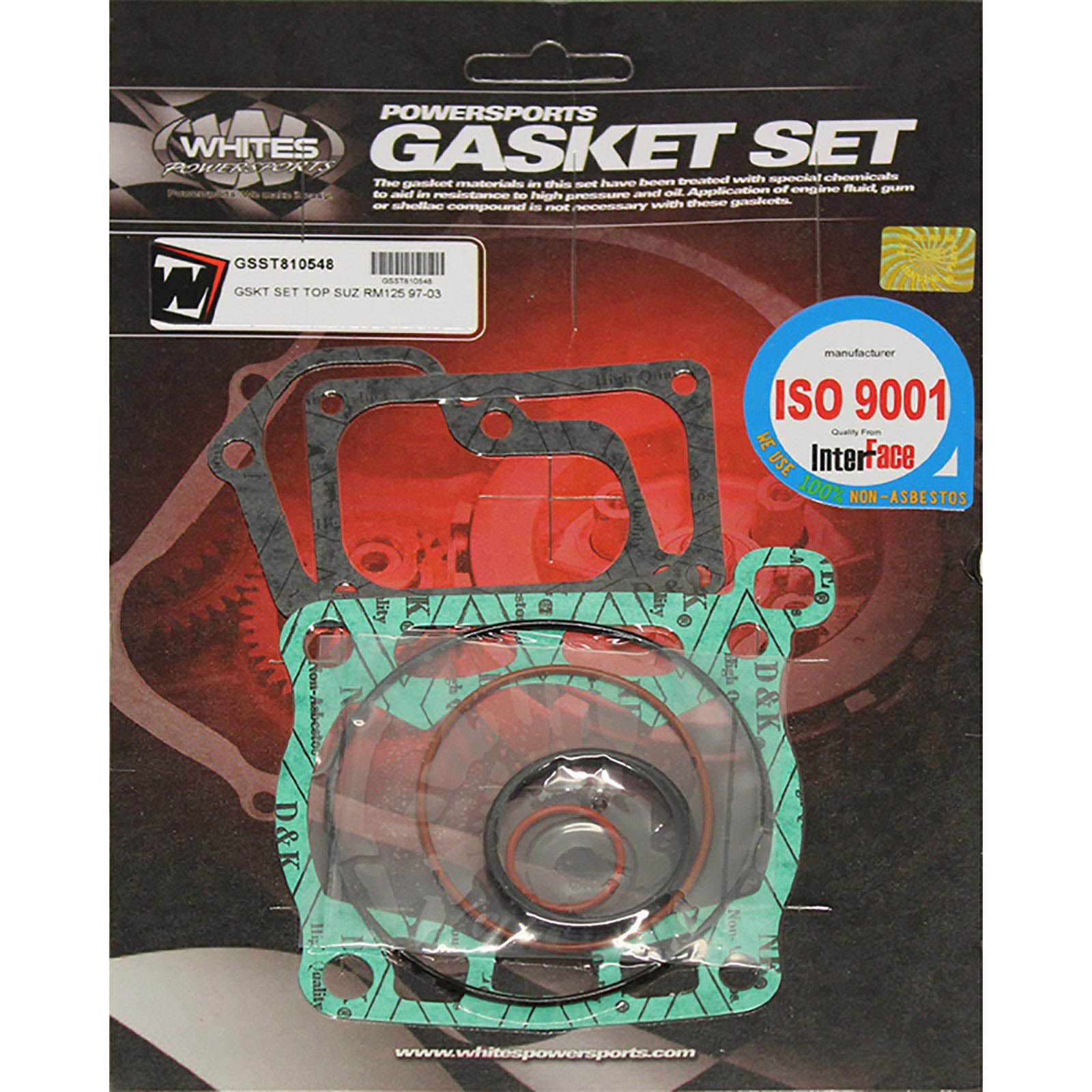 New WHITES Engine Top End Gasket Set For Suzuki RM125 1997-2003 #GSST810548