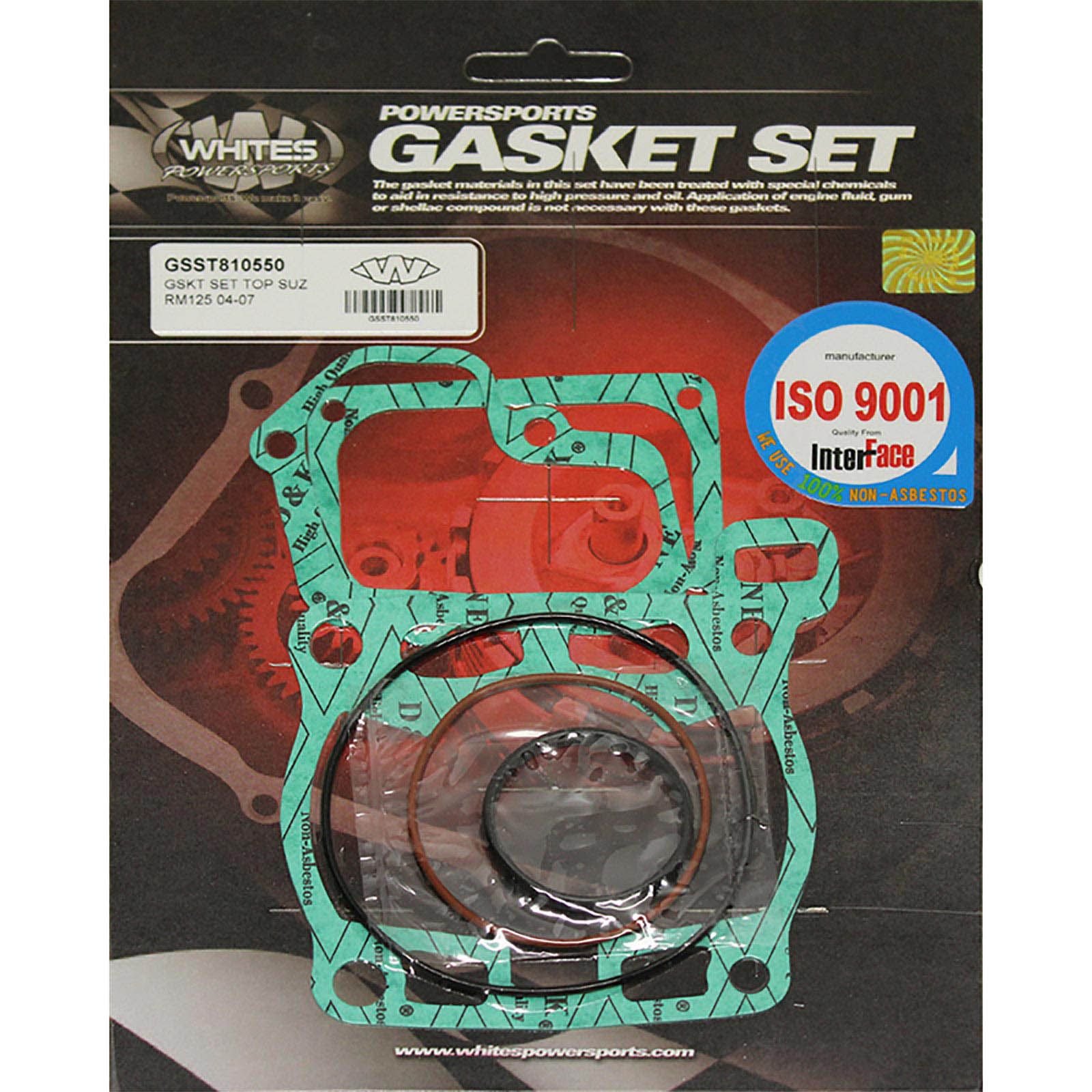 New WHITES Engine Top End Gasket Set For Suzuki RM125 2004-2007 #GSST810550