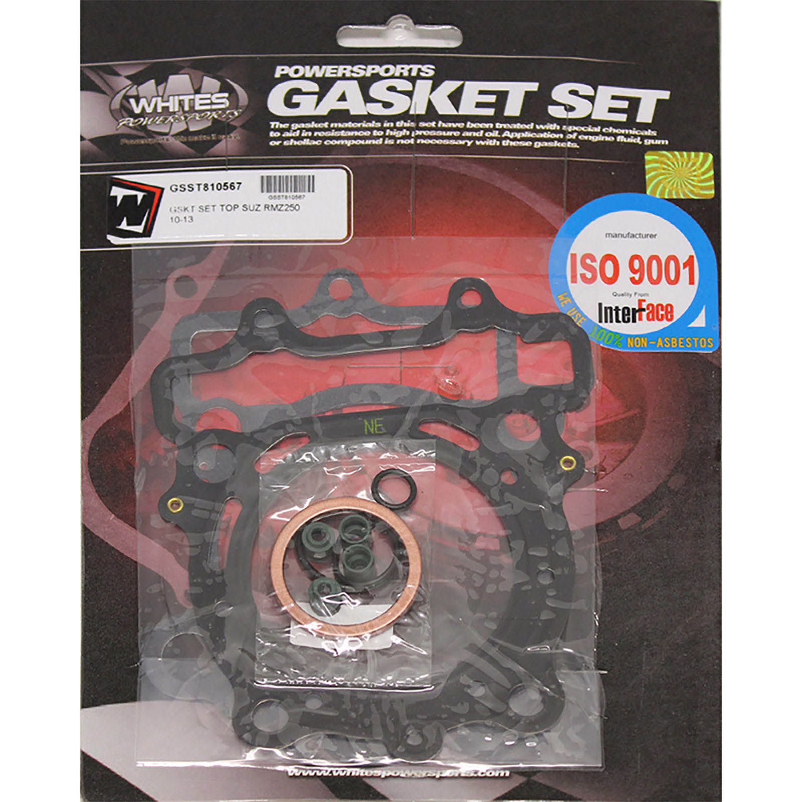 New WHITES Engine Top End Gasket Set For Suzuki RMZ250 2010-2018 #GSST810567