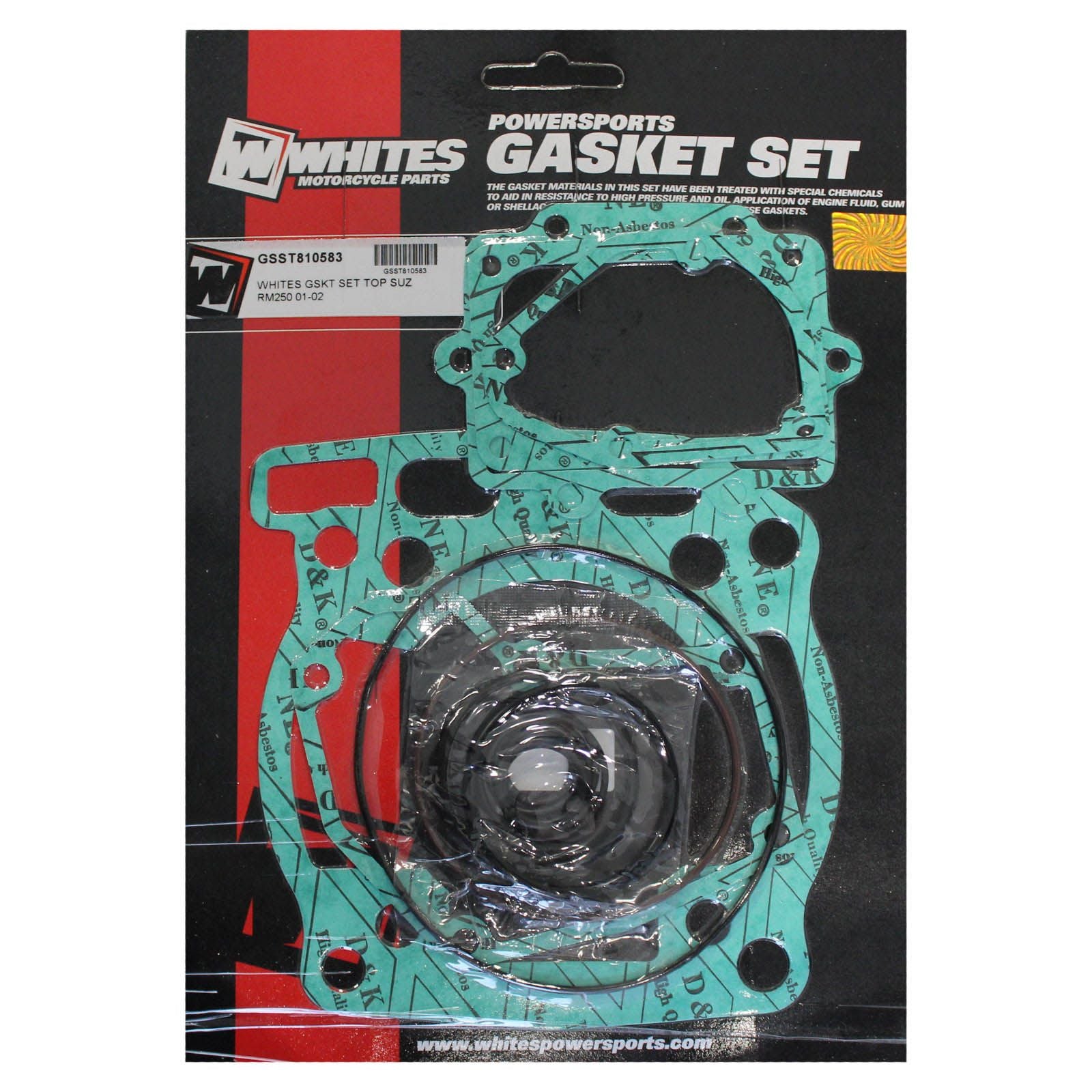 New WHITES Engine Top End Gasket Set For Suzuki RM250 2001-2002 #GSST810583