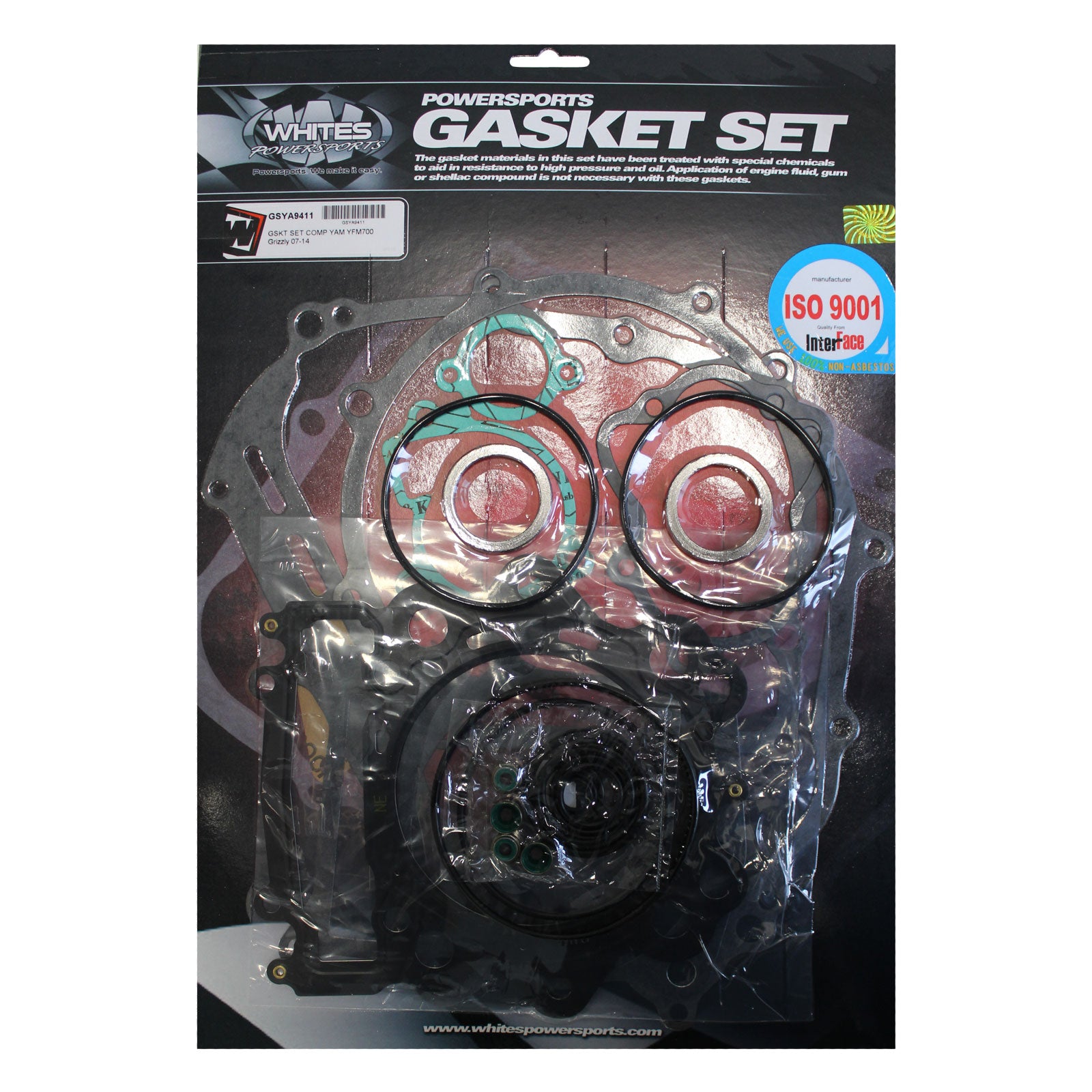 New WHITES Complete Gasket Set For Yamaha YFM700 Grizzly 2007-2014 #GSYA9411 | Australian Moto Spares