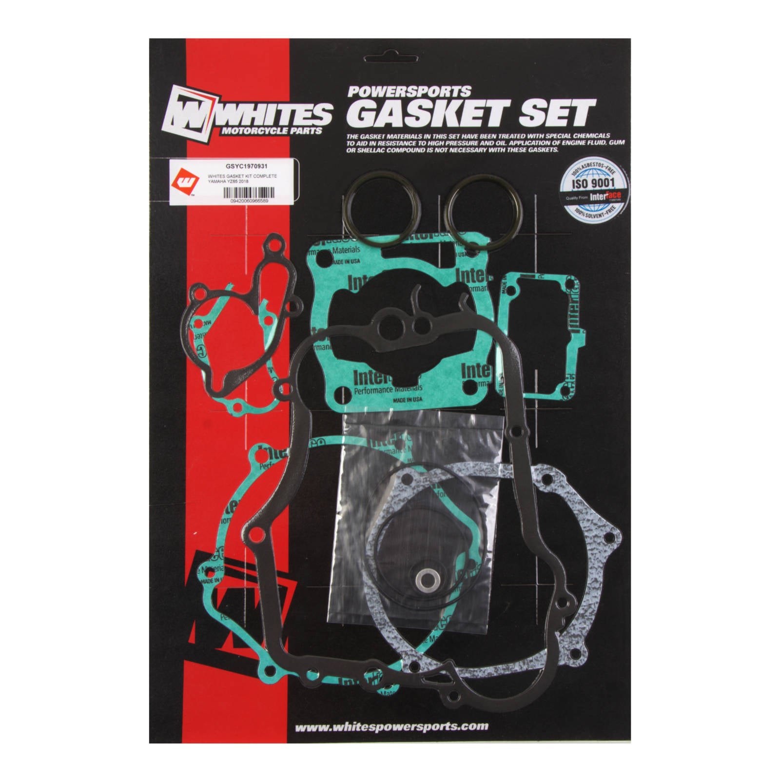 New WHITES GASKET KIT COMPLETE Yamaha YZ65 2018 #GSYC1970931 | Australian Moto Spares