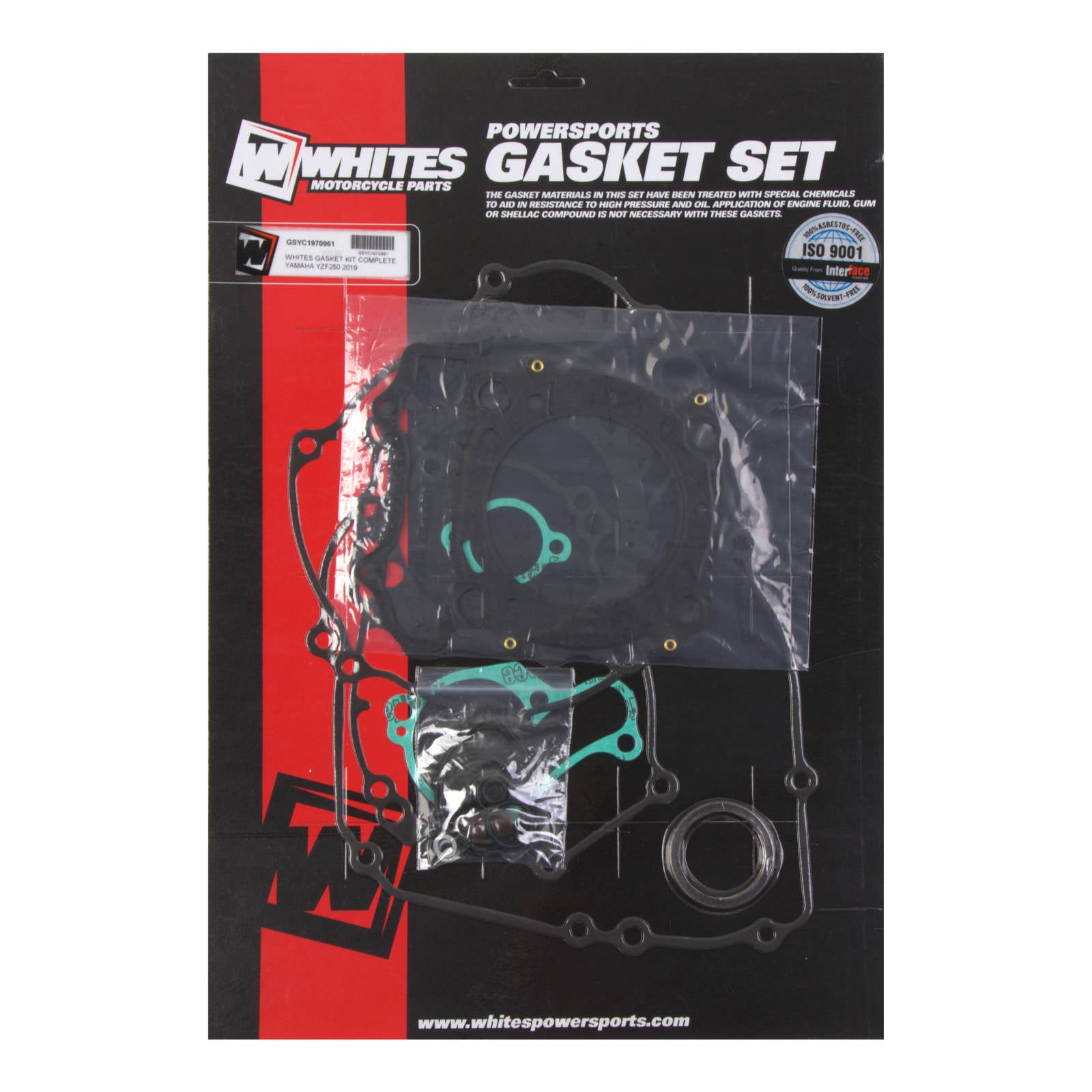 New WHITES GASKET KIT COMPLETE Yamaha YZF250 2019 #GSYC1970961 | Australian Moto Spares
