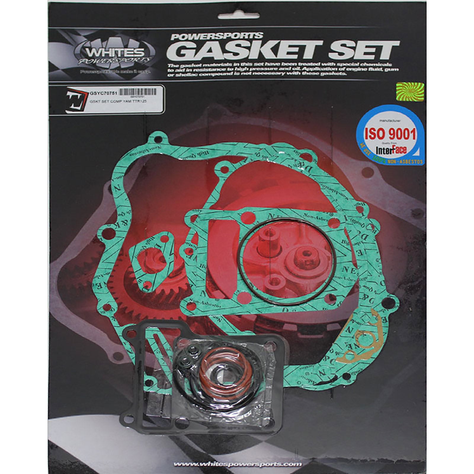 New WHITES Complete Gasket Set For Yamaha TTR125 #GSYC70751 | Australian Moto Spares