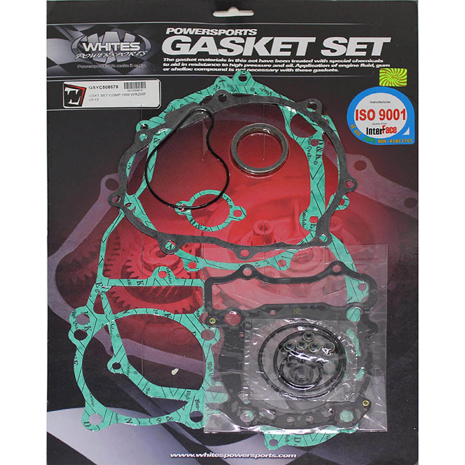 New WHITES Engine Complete Gasket Set For Yamaha WR250F 2003-2013 #GSYC808678