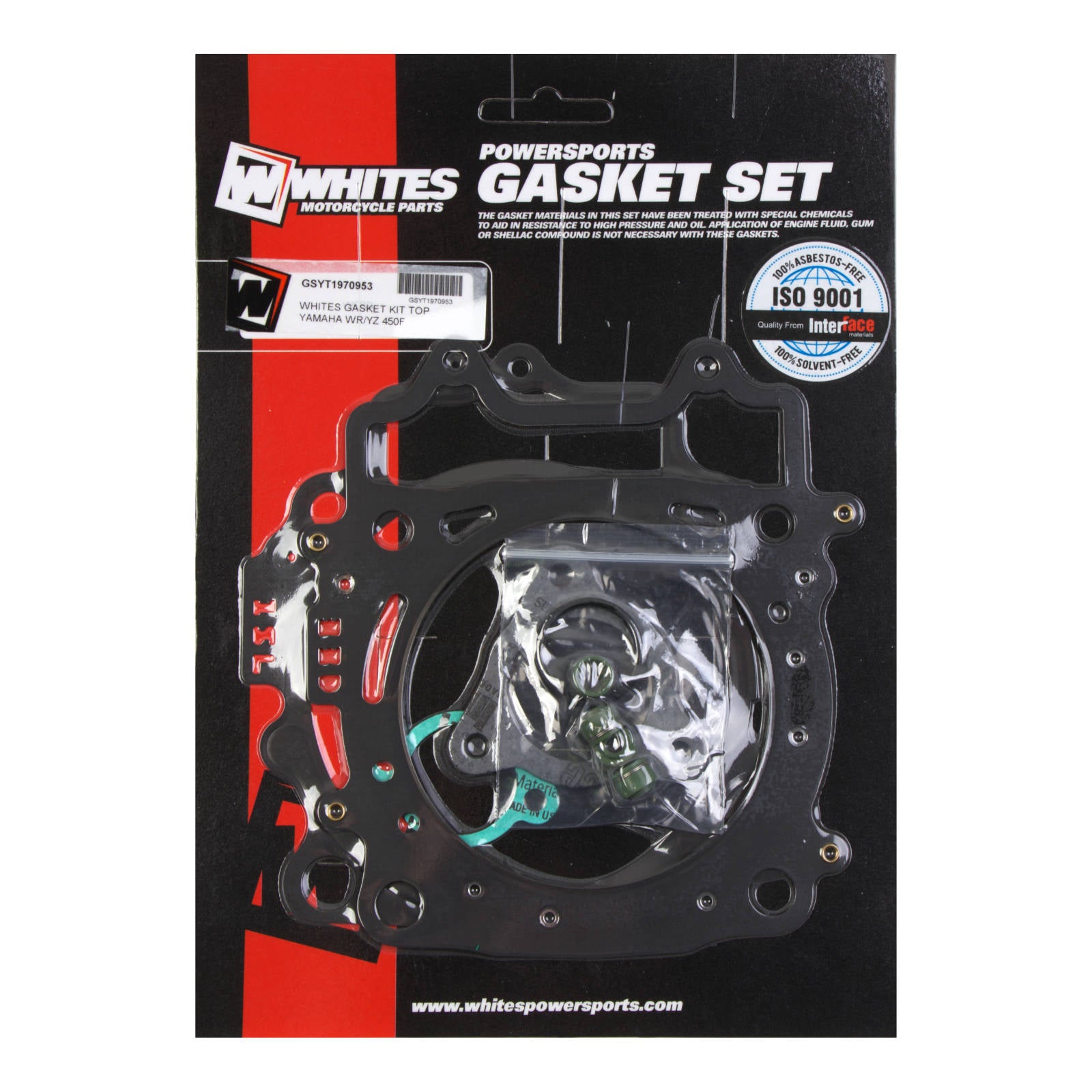 New WHITES Engine Top End Gasket Kit For Yamaha WR/YZ 450F #GSYT1970953 | Australian Moto Spares