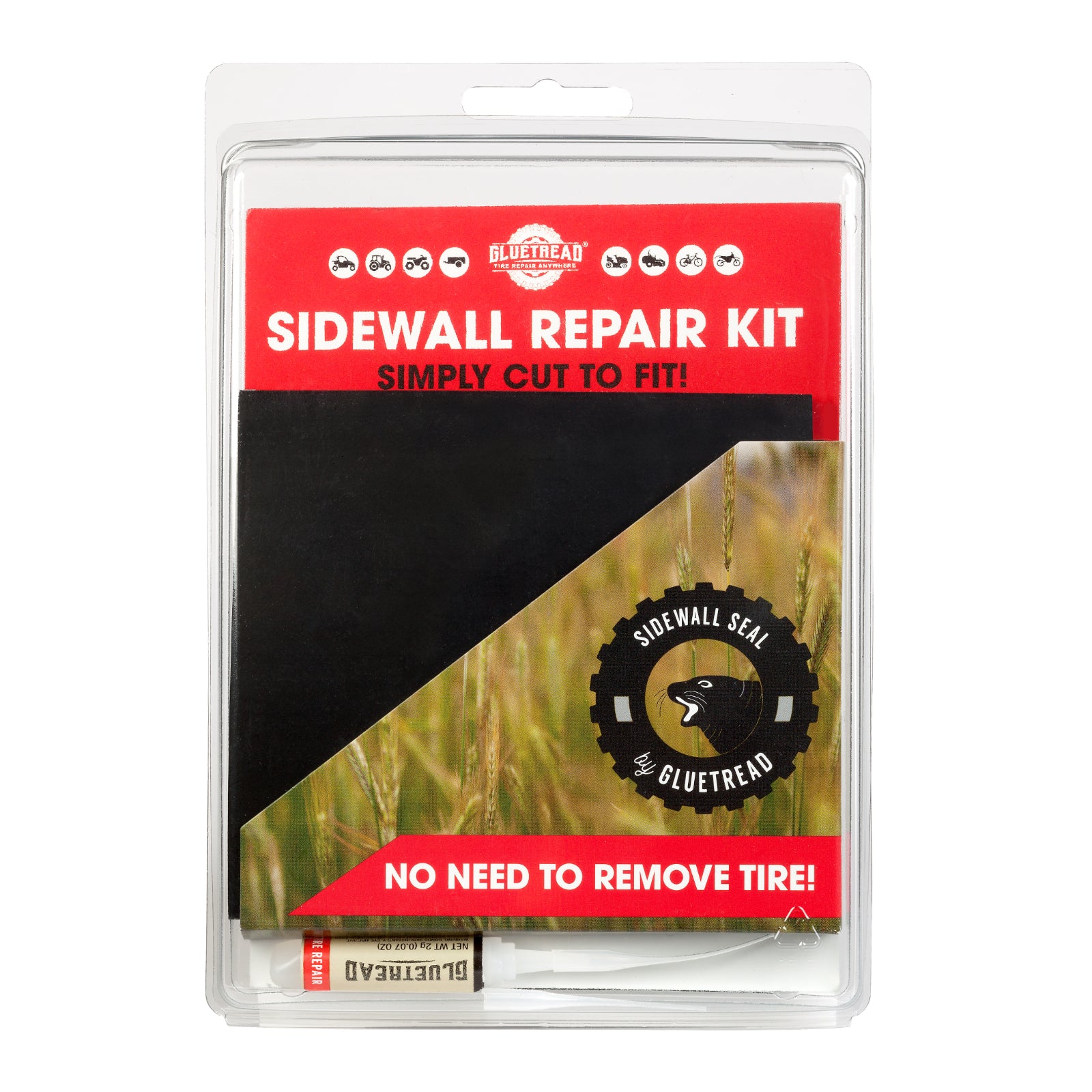 New GLUETREAD Sidewall Tyre Repair Kit GTSWS