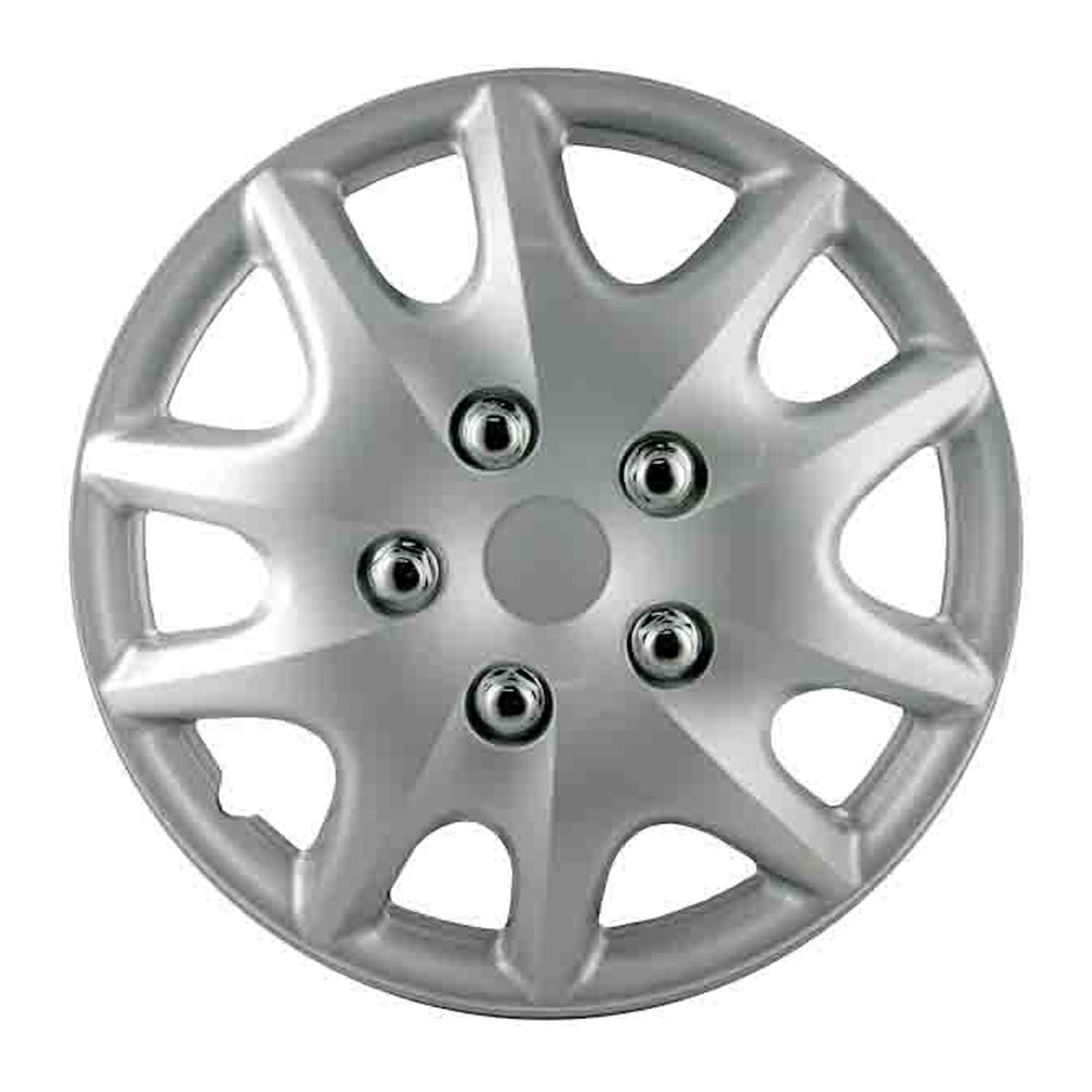 New GEAR-X Silver Range BUHOMA Wheel Cover 15'' Set of 4 GX1009-15 | Australian Moto Spares