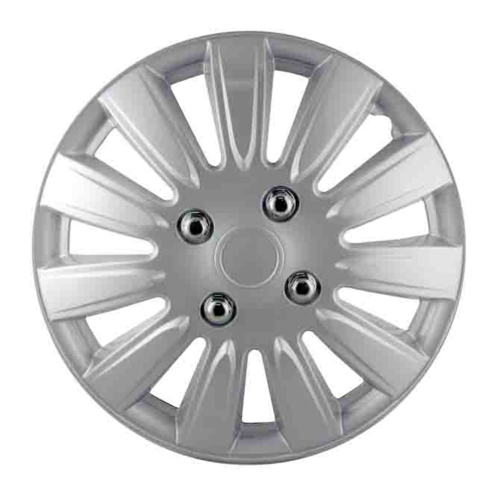 New GEAR-X Silver CRYOPHIS Wheel Cover 15'' Set of 4 GX1011-15 | Australian Moto Spares