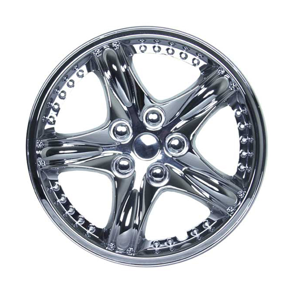 New GEAR-X Chrome Range Single OCELOT Wheel Cover 15'' GX919-15-1 | Australian Moto Spares