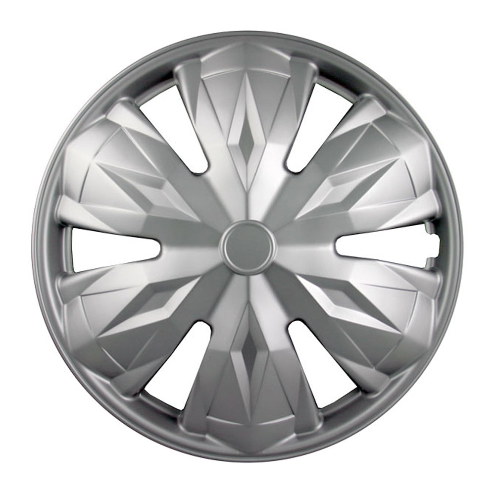 New GEAR-X Silver PARDINUS Wheel Cover 14'' Set of 4 GX961-14S | Australian Moto Spares
