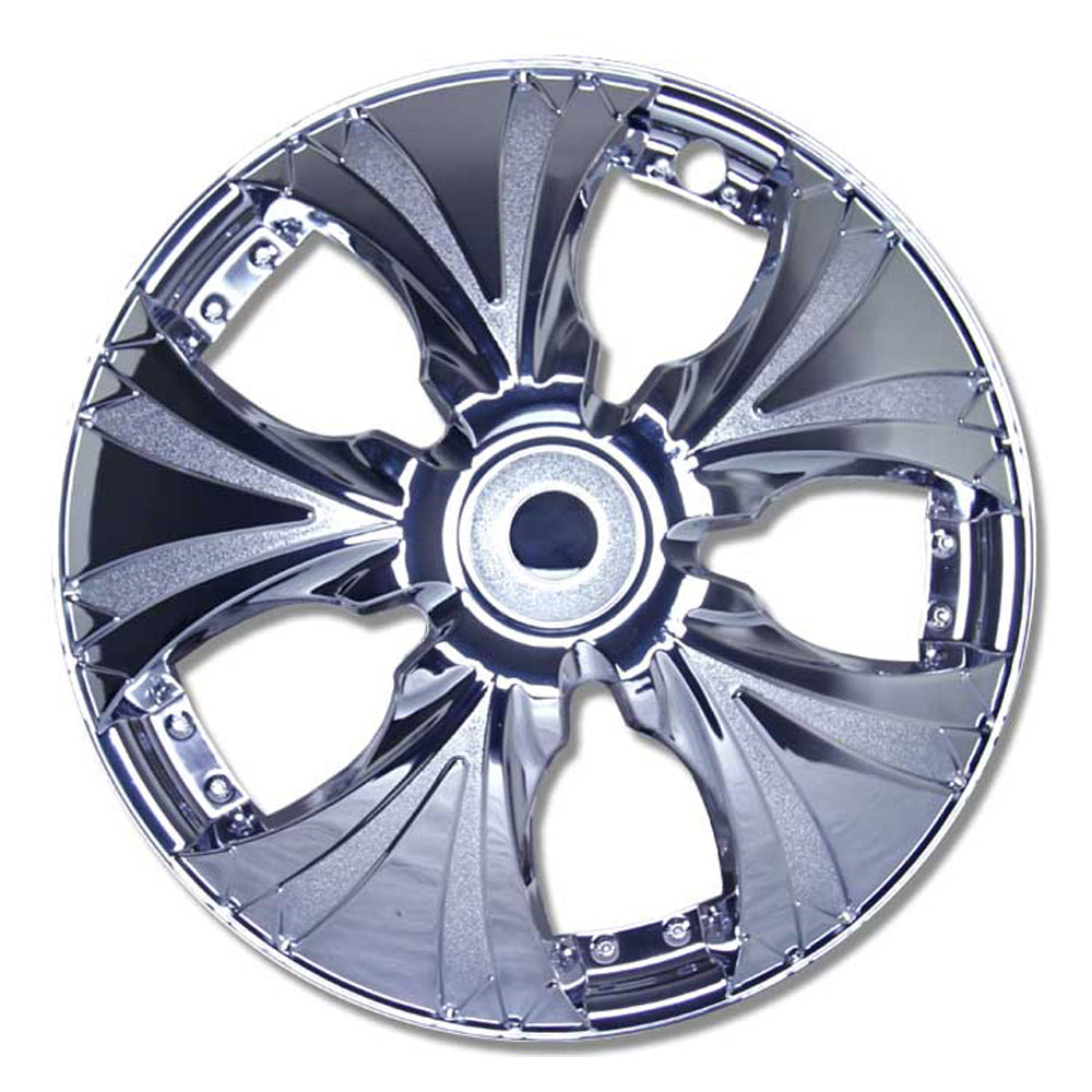 New GEAR-X Chrome Range Single LION Wheel Cover 15'' GX969-15-1