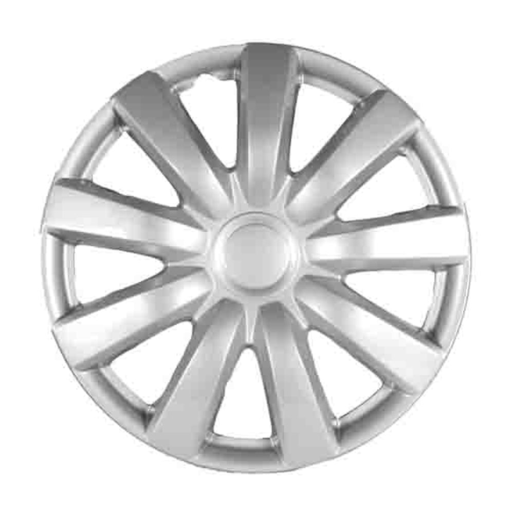 New GEAR-X Silver CERBERUS Wheel Cover 15'' Set of 4 GX985-15 | Australian Moto Spares