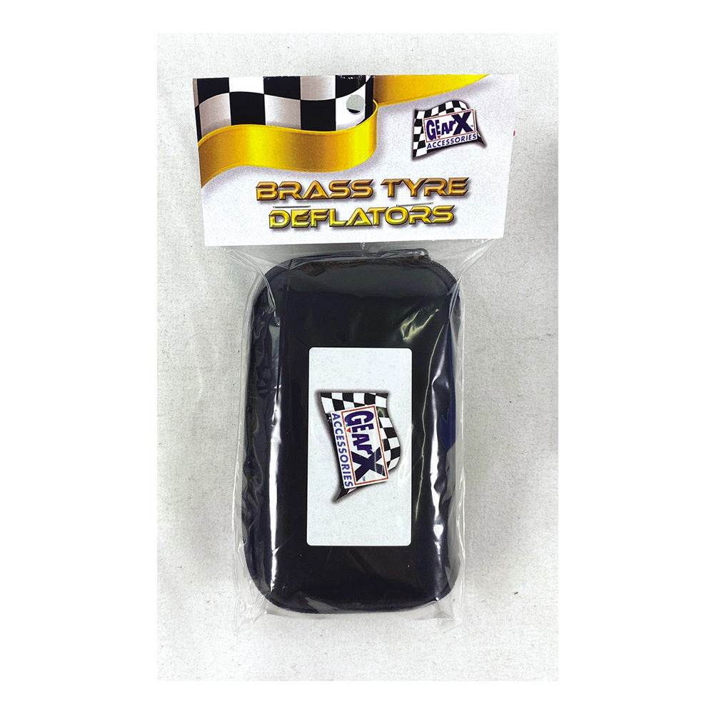 New GEAR-X Brass Tyre Deflator Zippered Storage Case Tool 6-30Psi 4 Pack GXBDT | Australian Moto Spares