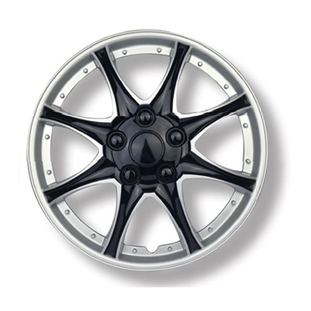 GEAR-X Premium Silver/Ice Black NOTECHIS Wheel Cover 14'' Set of 4 GXP976S/IB-14