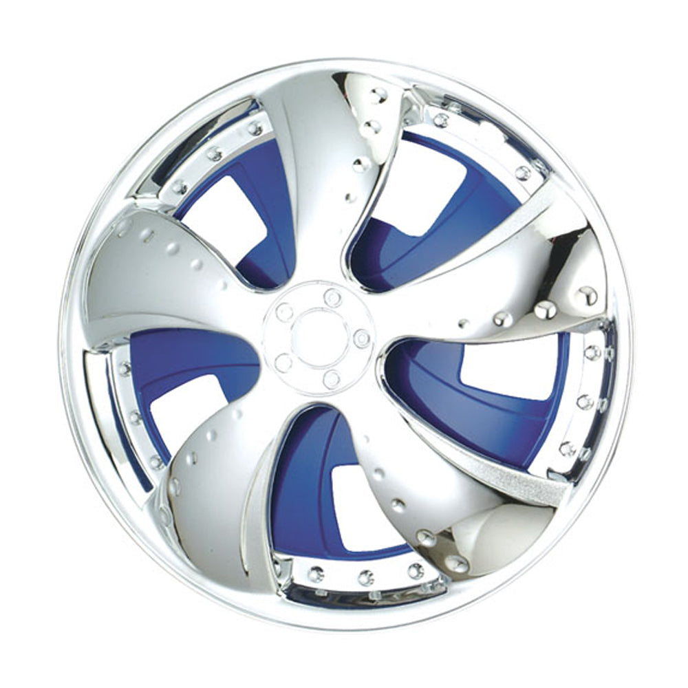New GEAR-X Blue Spinner Single TAIPAN Wheel Cover 14'' GXS10B-14-1 | Australian Moto Spares