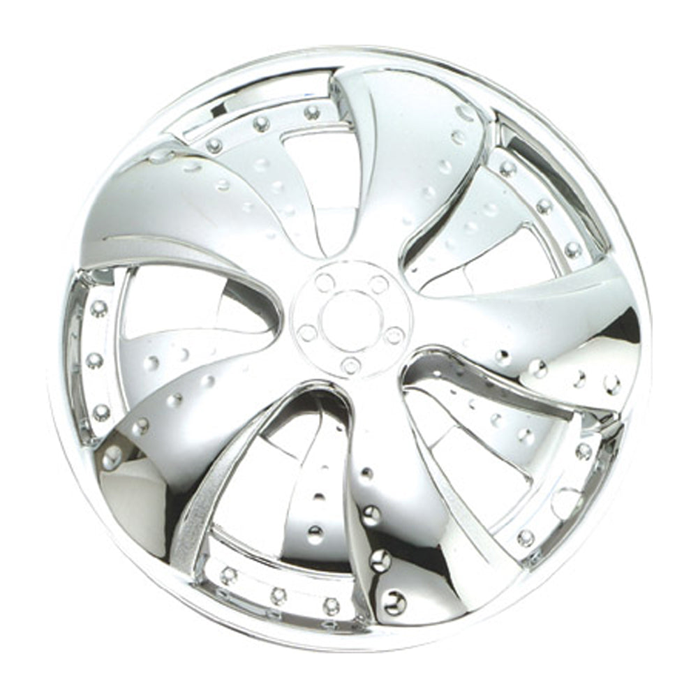 New GEAR-X Chrome Spinner Single SPINNING, TAIPAN Wheel Cover 14'' GXS10C-14-1 | Australian Moto Spares