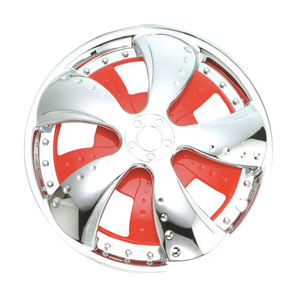 New GEAR-X Red Spinner Single TAIPAN Wheel Cover 14'' GXS10R-14-1 | Australian Moto Spares