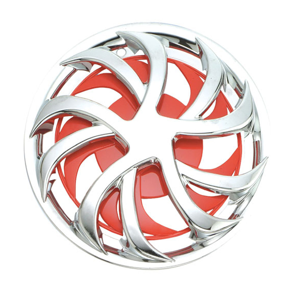 New GEAR-X Red Spinner Single VIPER Wheel Cover 14'' GXS12R-14-1 | Australian Moto Spares